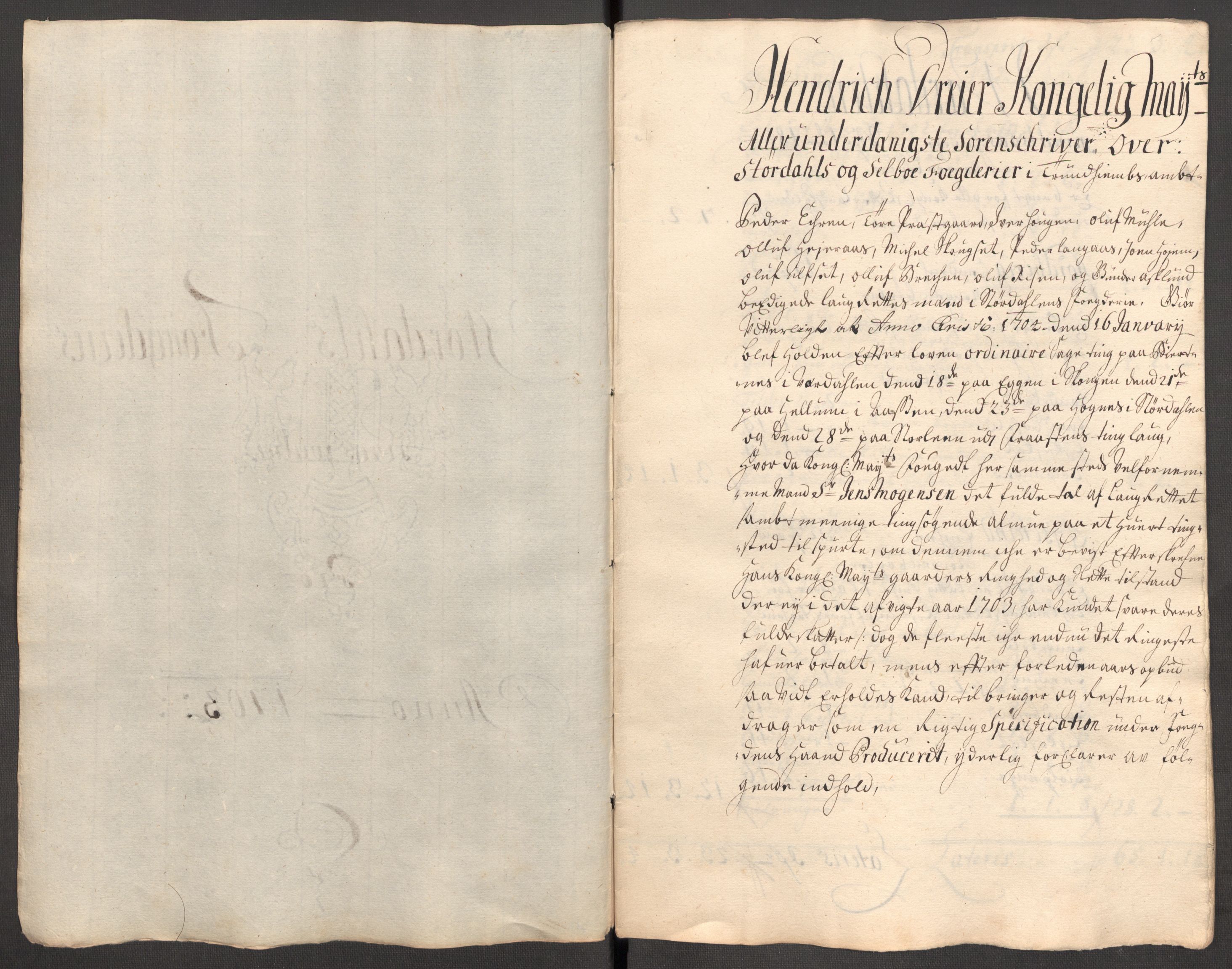 Rentekammeret inntil 1814, Reviderte regnskaper, Fogderegnskap, RA/EA-4092/R62/L4194: Fogderegnskap Stjørdal og Verdal, 1703, s. 228