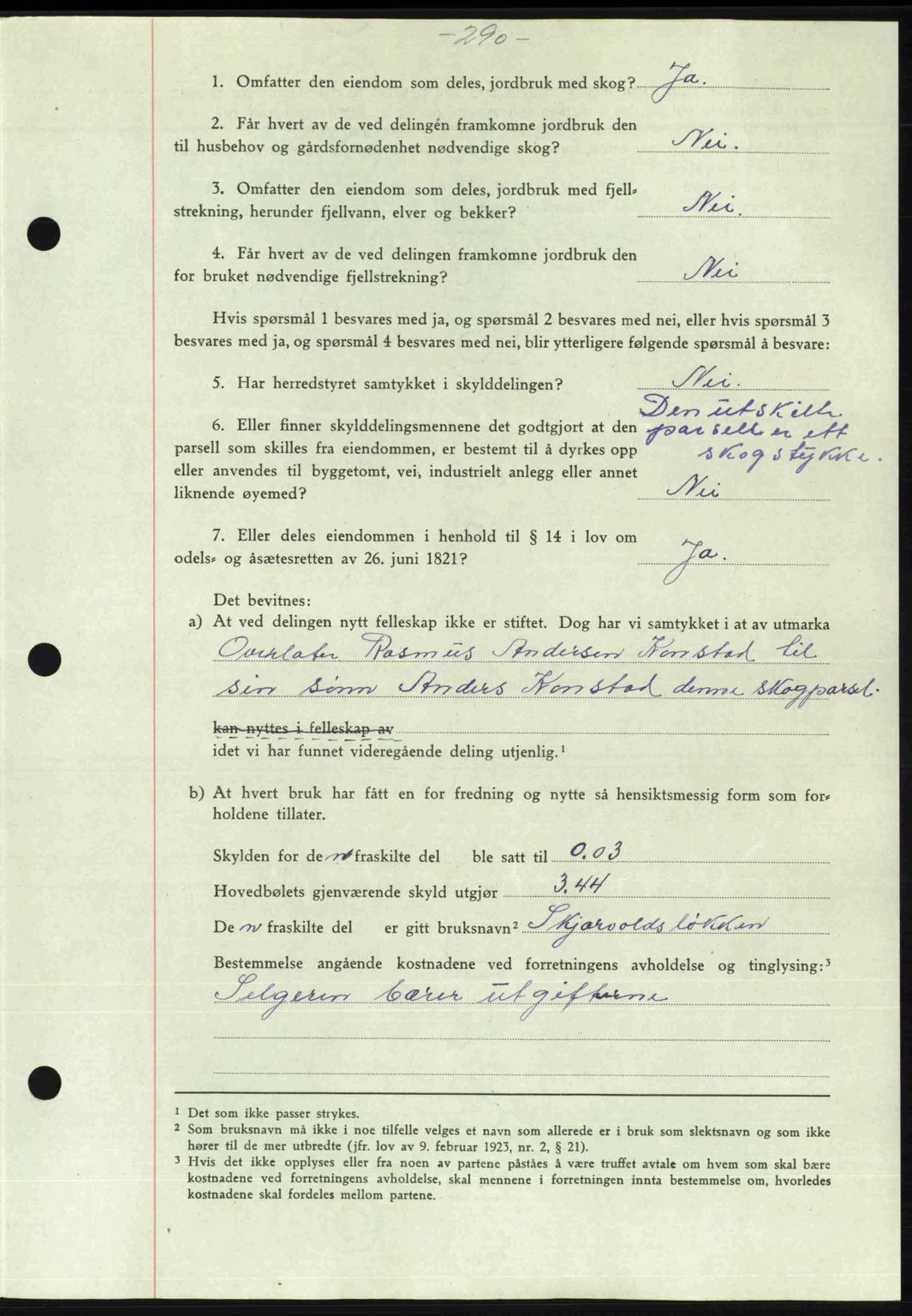Gauldal sorenskriveri, SAT/A-0014/1/2/2C: Pantebok nr. A2, 1946-1946, Dagboknr: 1099/1946
