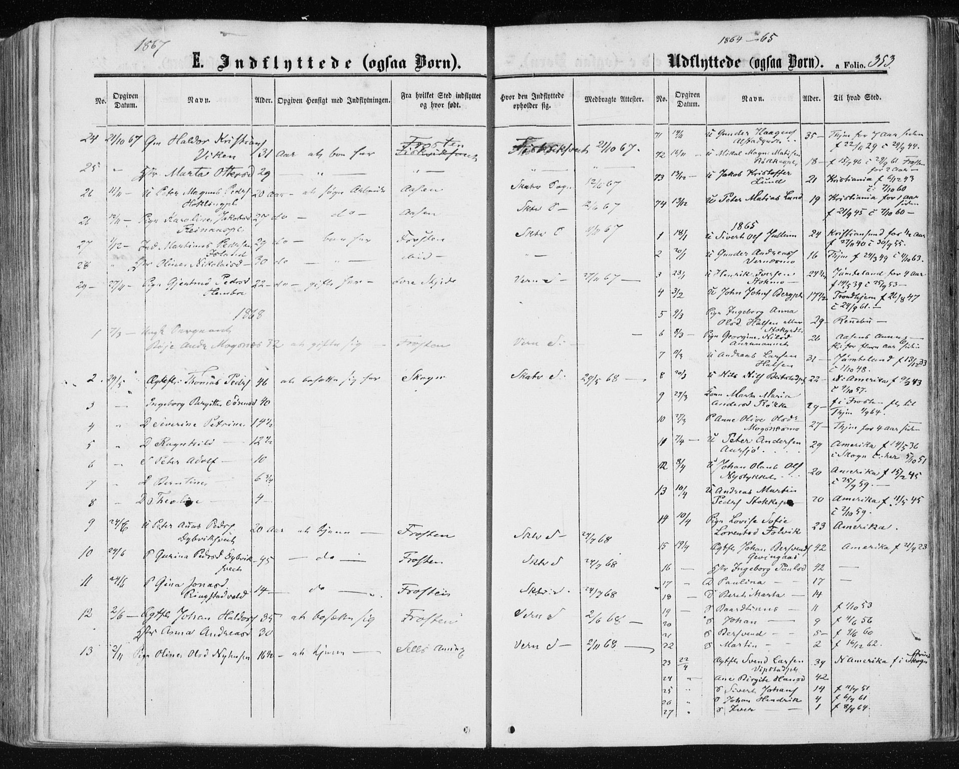 Ministerialprotokoller, klokkerbøker og fødselsregistre - Nord-Trøndelag, AV/SAT-A-1458/709/L0075: Ministerialbok nr. 709A15, 1859-1870, s. 353