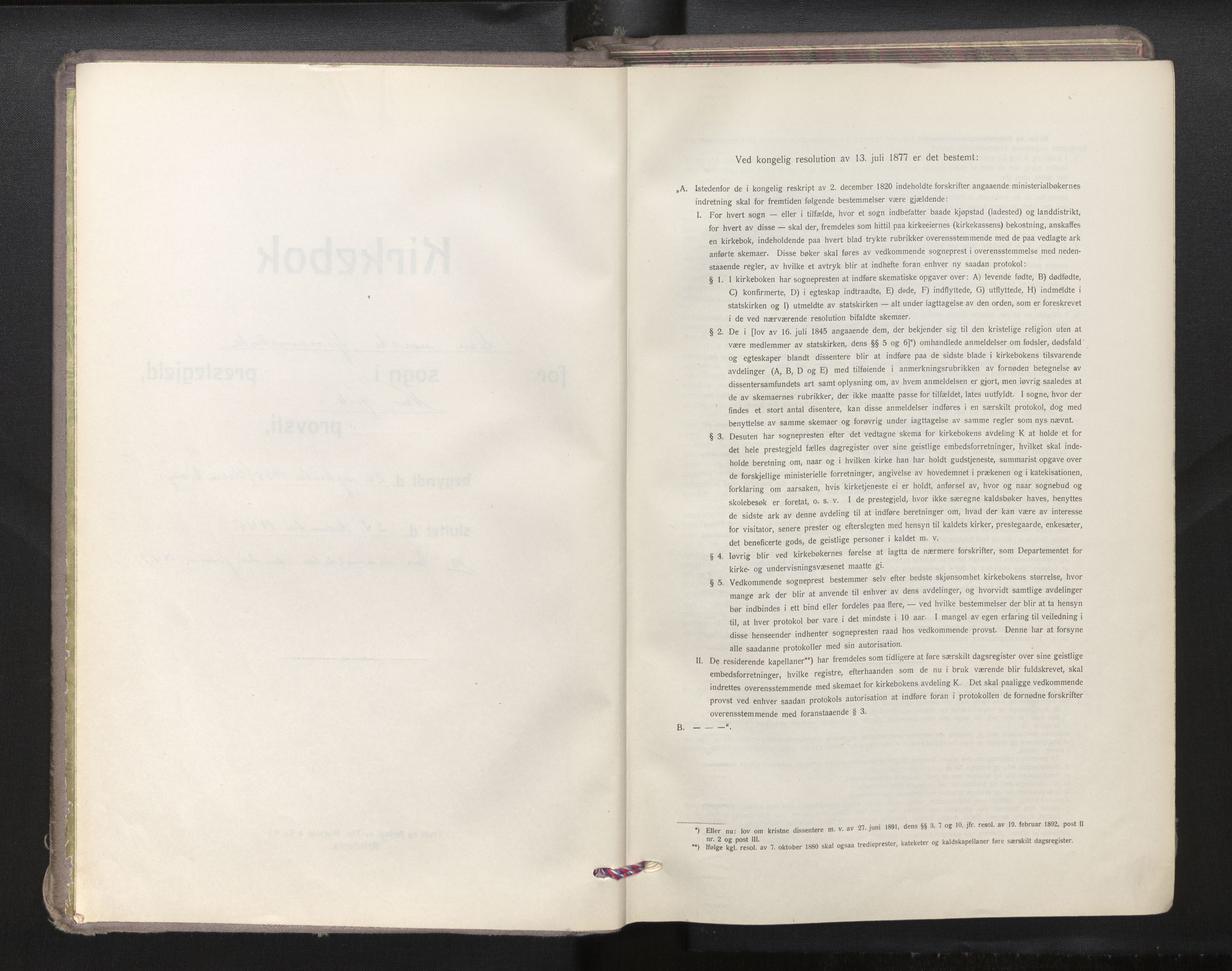 Den norske sjømannsmisjon i utlandet/New York, SAB/SAB/PA-0110/H/Ha/L0009: Ministerialbok nr. A 9, 1935-1945