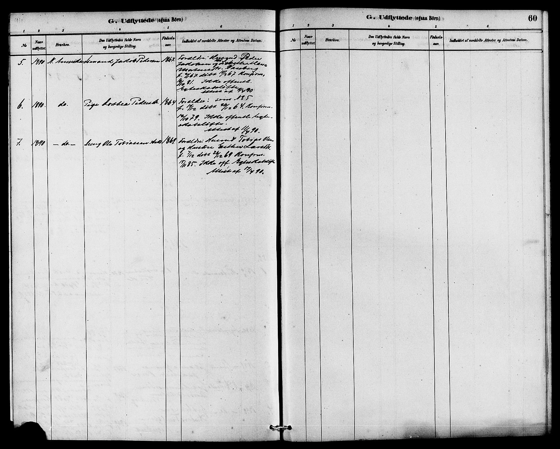 Rennesøy sokneprestkontor, SAST/A -101827/H/Ha/Haa/L0009: Ministerialbok nr. A 9, 1878-1890, s. 60