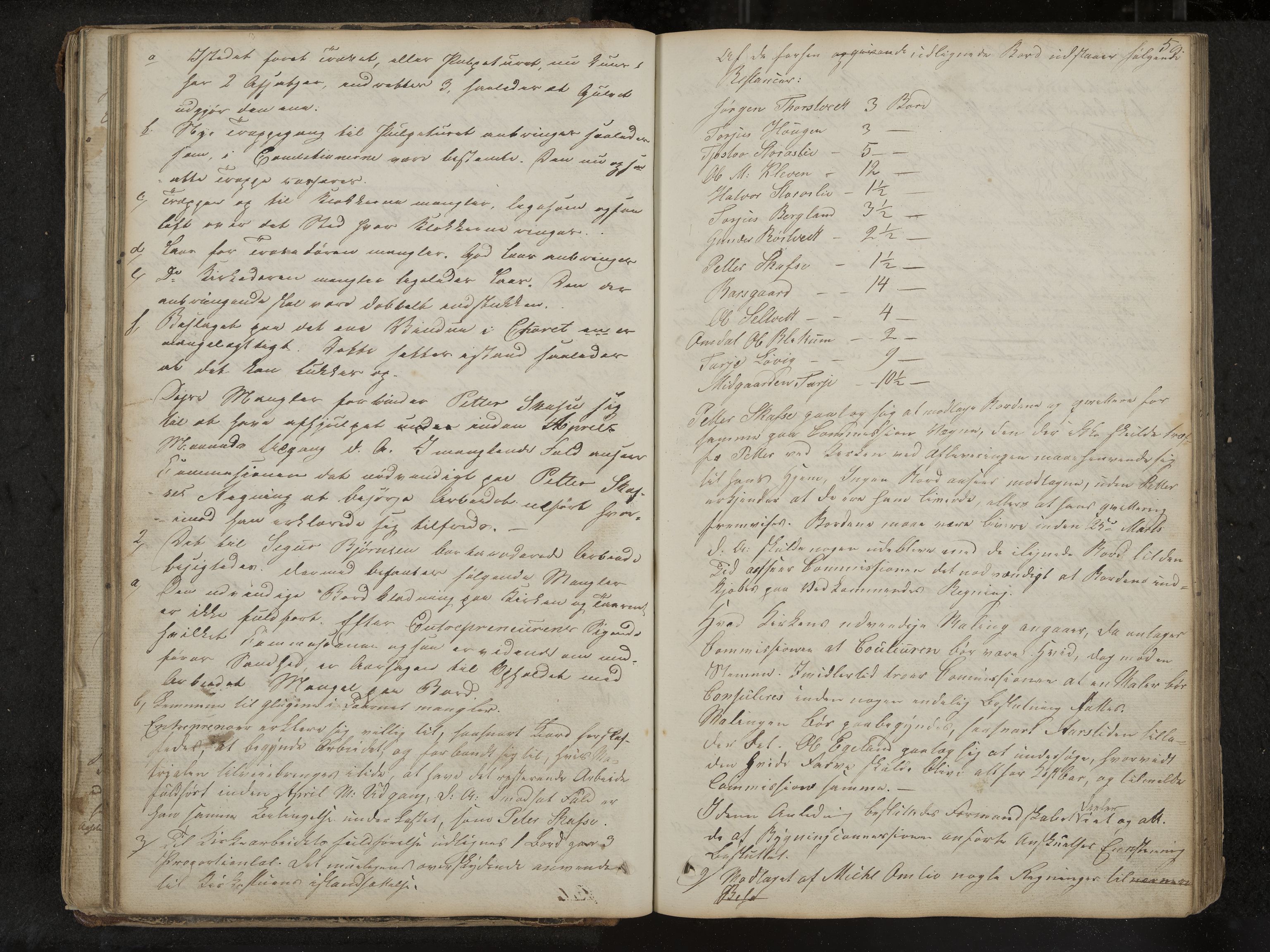Mo formannskap og sentraladministrasjon, IKAK/0832021/A/L0001: Møtebok Mo og Skafså, 1837-1882, s. 59
