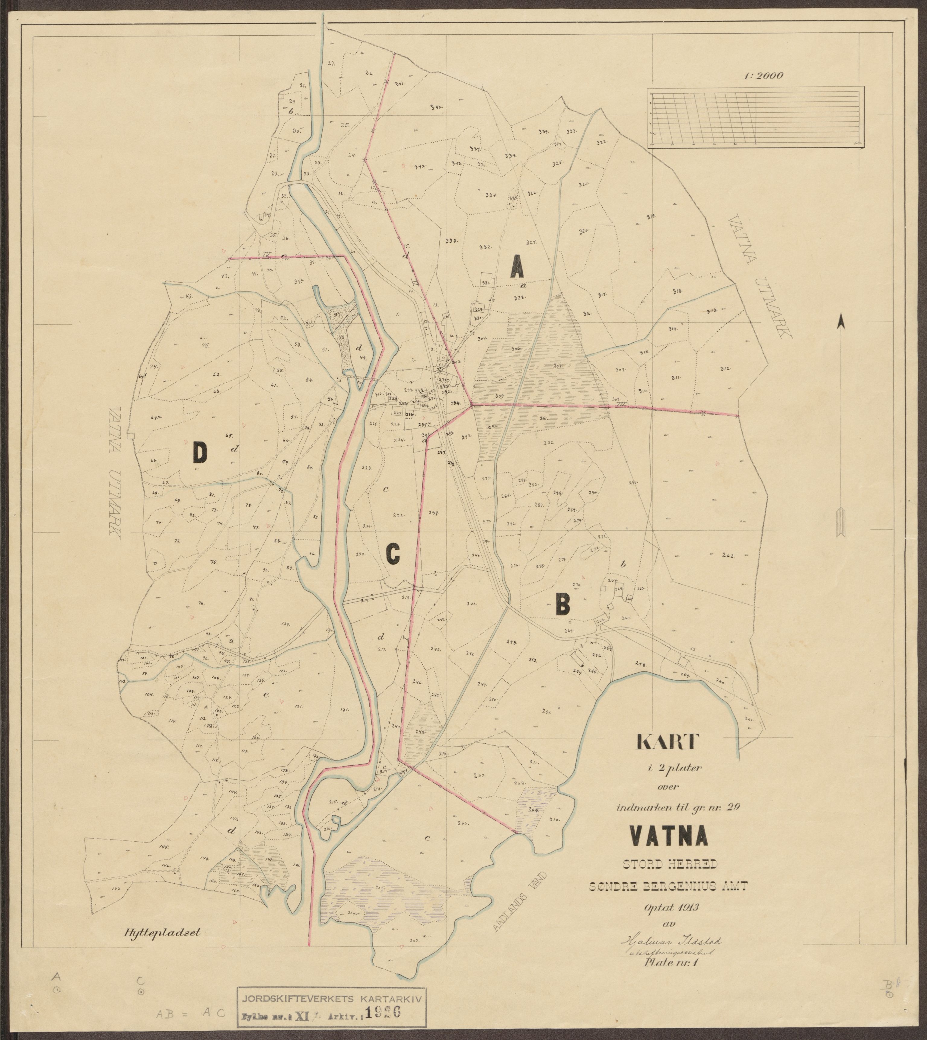 Jordskifteverkets kartarkiv, RA/S-3929/T, 1859-1988, s. 2103