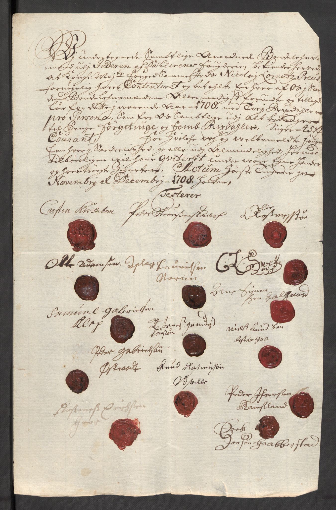 Rentekammeret inntil 1814, Reviderte regnskaper, Fogderegnskap, AV/RA-EA-4092/R46/L2733: Fogderegnskap Jæren og Dalane, 1705-1708, s. 385