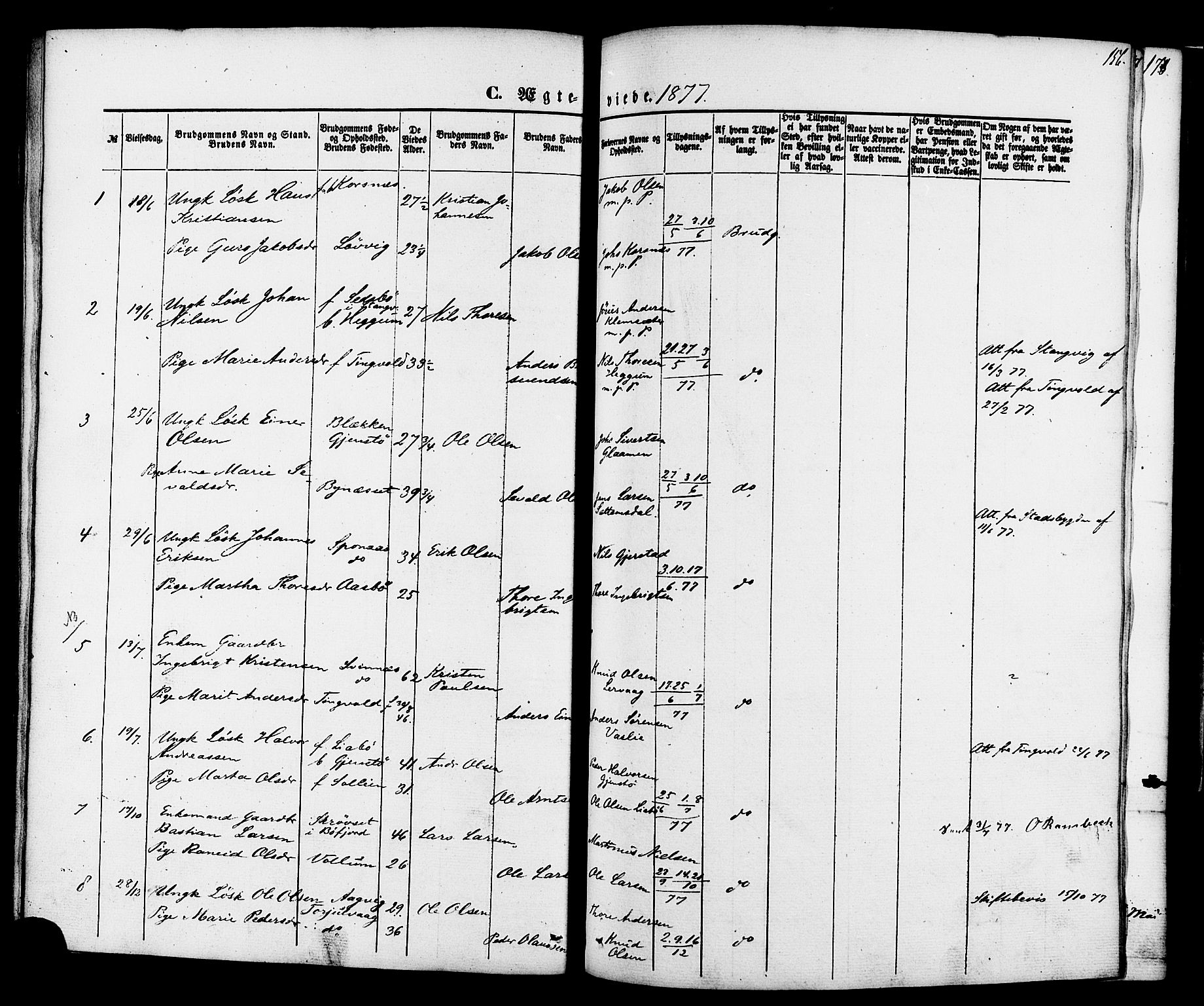 Ministerialprotokoller, klokkerbøker og fødselsregistre - Møre og Romsdal, SAT/A-1454/576/L0884: Ministerialbok nr. 576A02, 1865-1879, s. 156
