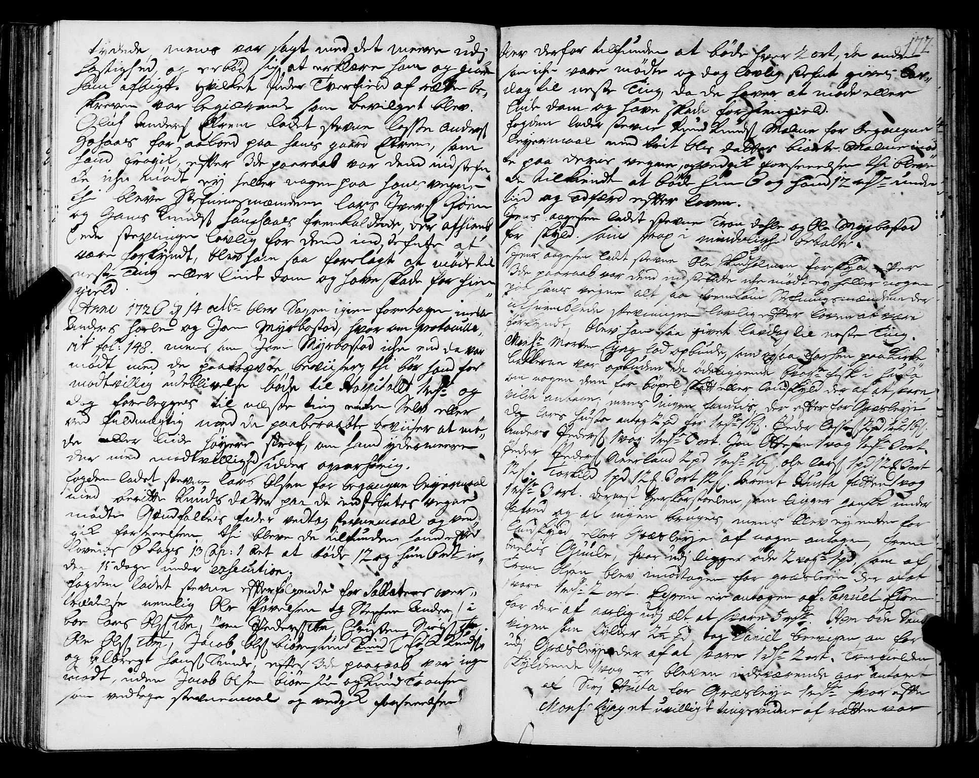 Romsdal sorenskriveri, SAT/A-4149/1/1/1A/L0009: Tingbok, 1722-1728, s. 171b-172a
