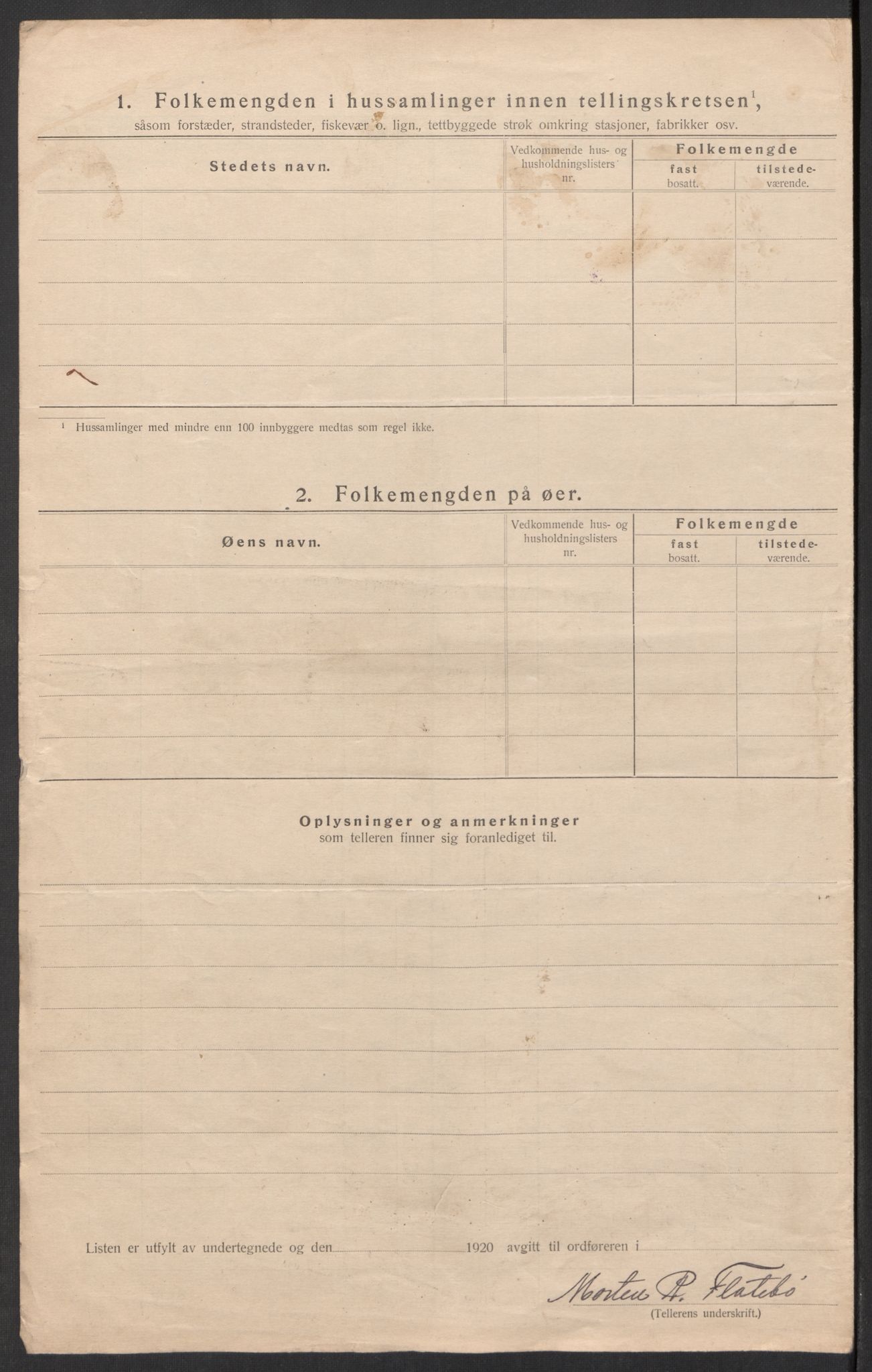 SAK, Folketelling 1920 for 1030 Spangereid herred, 1920, s. 39