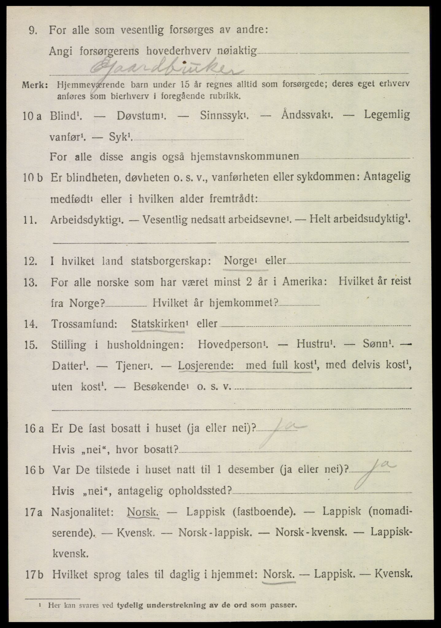 SAT, Folketelling 1920 for 1752 Kolvereid herred, 1920, s. 1530