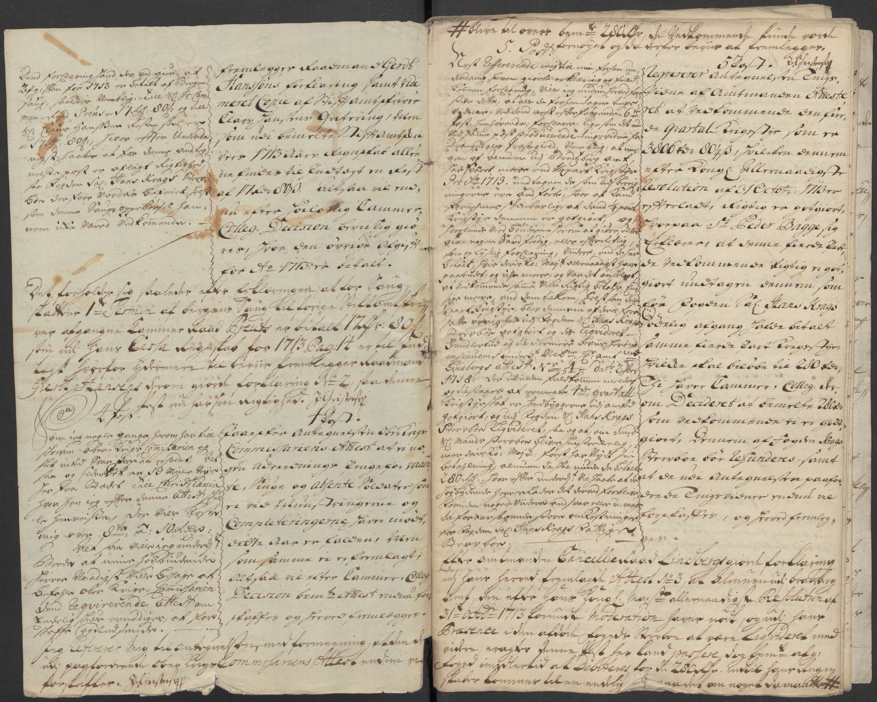 Rentekammeret inntil 1814, Reviderte regnskaper, Fogderegnskap, RA/EA-4092/R36/L2125: Fogderegnskap Øvre og Nedre Telemark og Bamble, 1713, s. 567