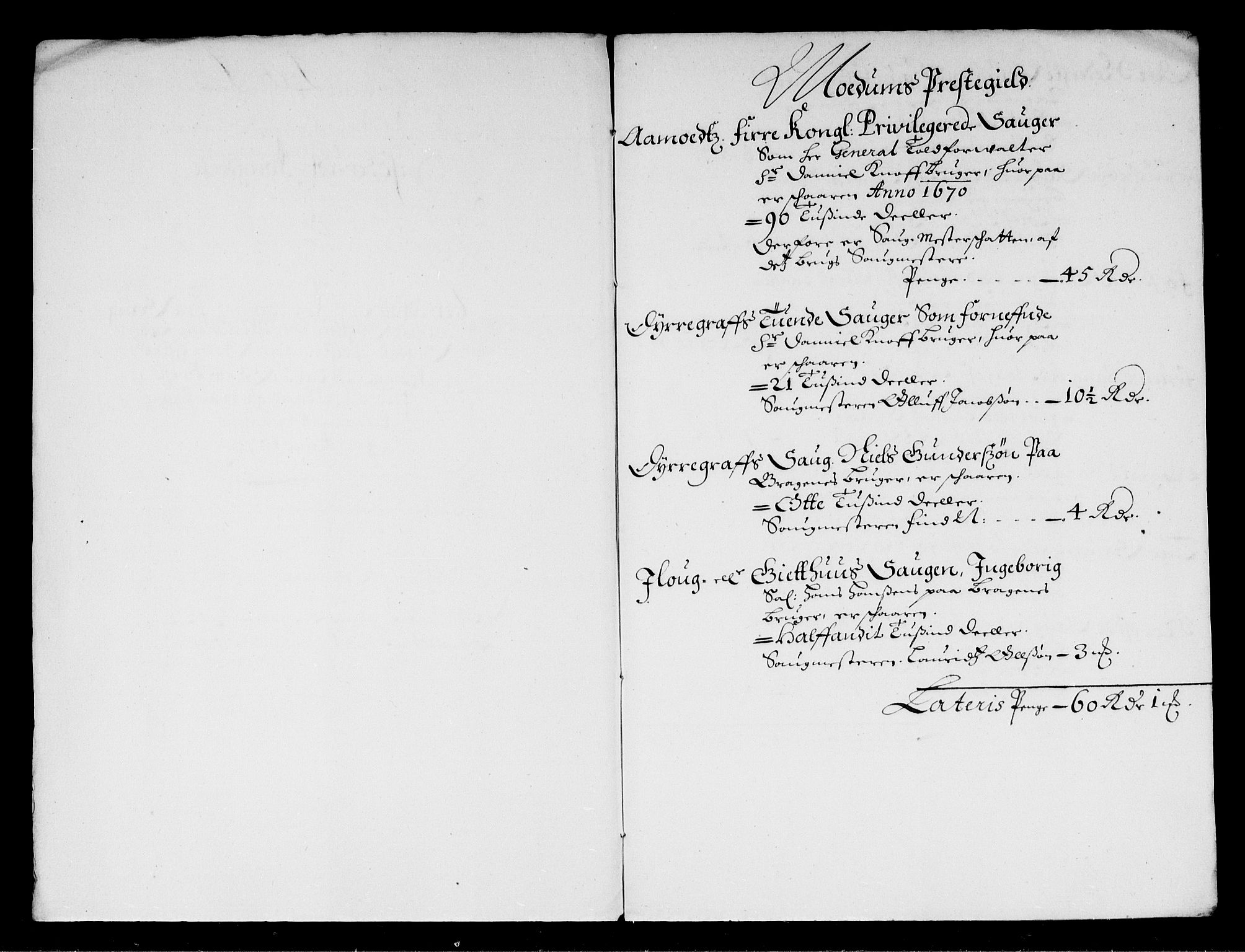 Rentekammeret inntil 1814, Reviderte regnskaper, Stiftamtstueregnskaper, Landkommissariatet på Akershus og Akershus stiftamt, RA/EA-5869/R/Rb/L0068: Akershus stiftamt, 1670