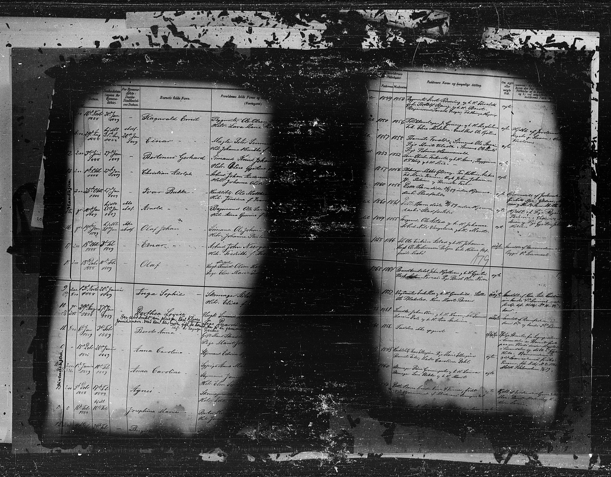 Ministerialprotokoller, klokkerbøker og fødselsregistre - Møre og Romsdal, AV/SAT-A-1454/572/L0851: Ministerialbok nr. 572A14, 1880-1897, s. 179