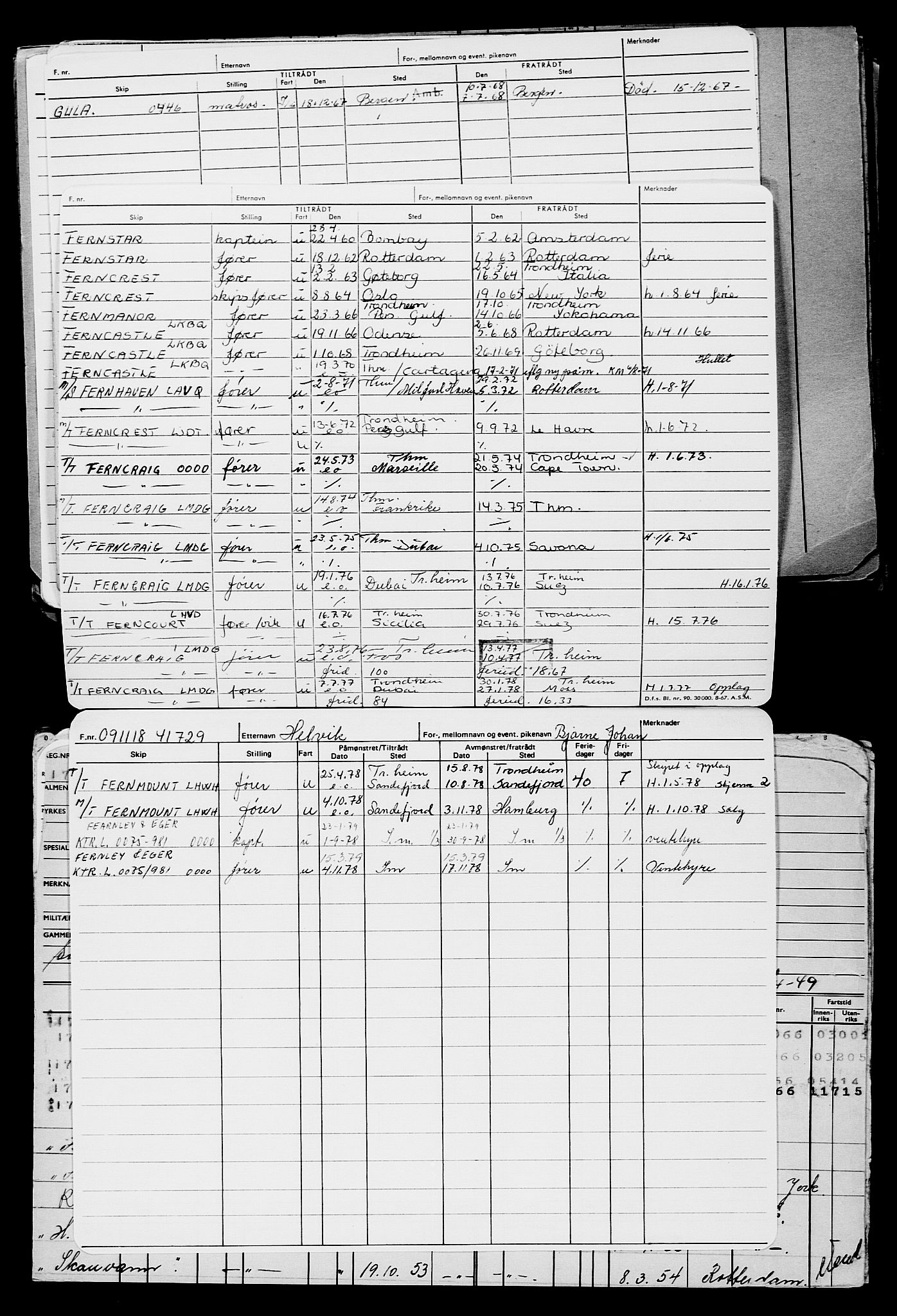 Direktoratet for sjømenn, AV/RA-S-3545/G/Gb/L0163: Hovedkort, 1918, s. 810