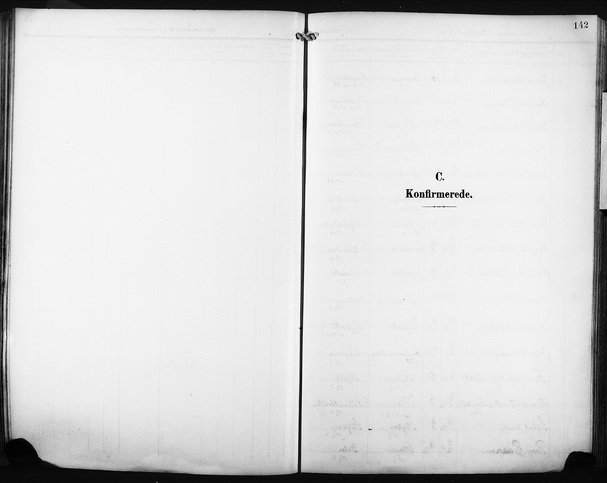 Nedre Eiker kirkebøker, SAKO/A-612/F/Fa/L0006: Ministerialbok nr. 6, 1906-1912, s. 142