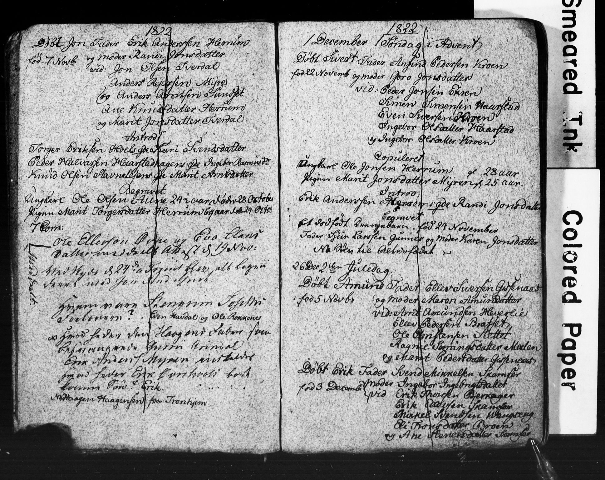 Ministerialprotokoller, klokkerbøker og fødselsregistre - Sør-Trøndelag, AV/SAT-A-1456/674/L0883: Klokkerbok nr. 674C10, 1822-1829
