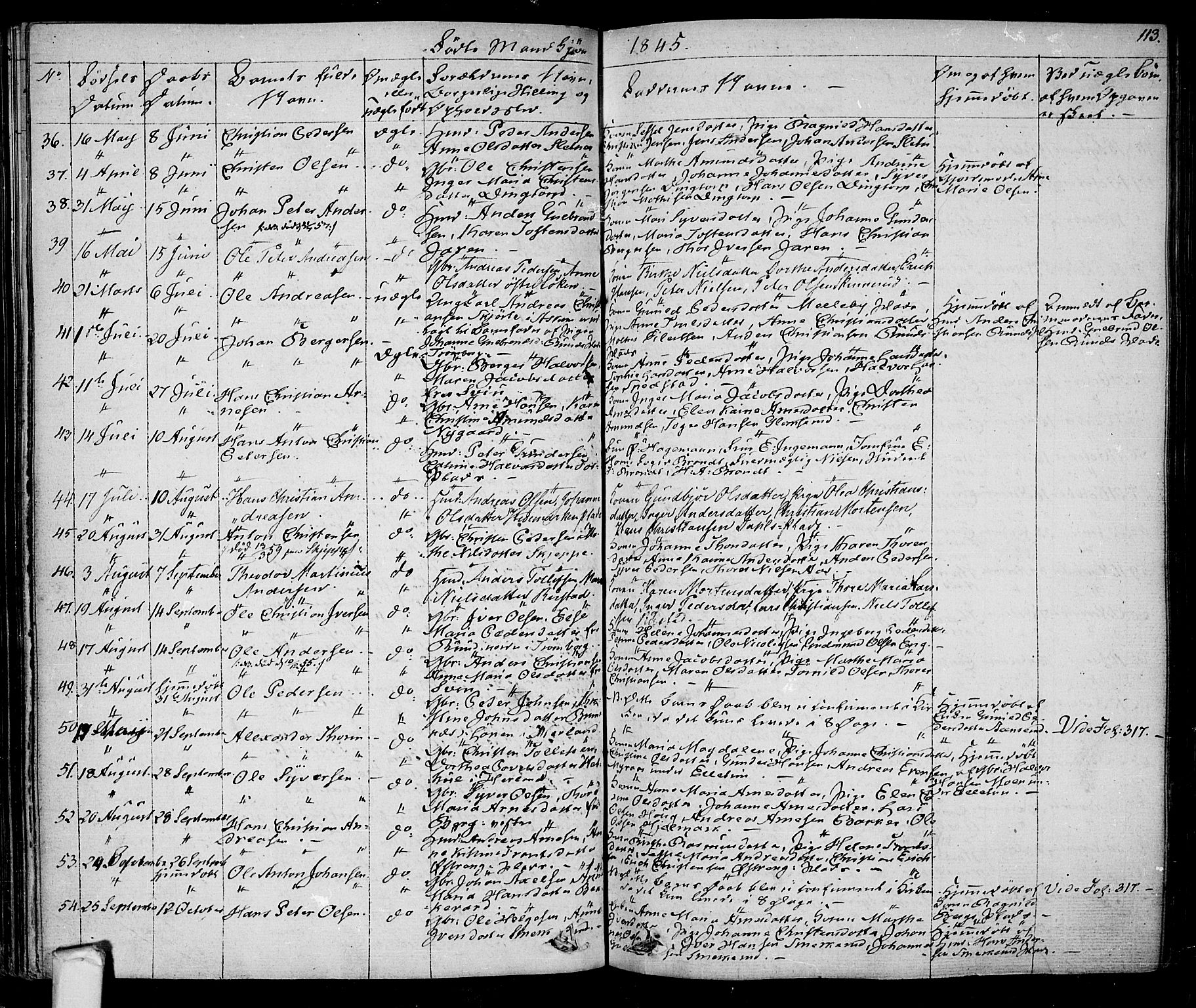 Eidsberg prestekontor Kirkebøker, AV/SAO-A-10905/F/Fa/L0008: Ministerialbok nr. I 8, 1832-1848, s. 113