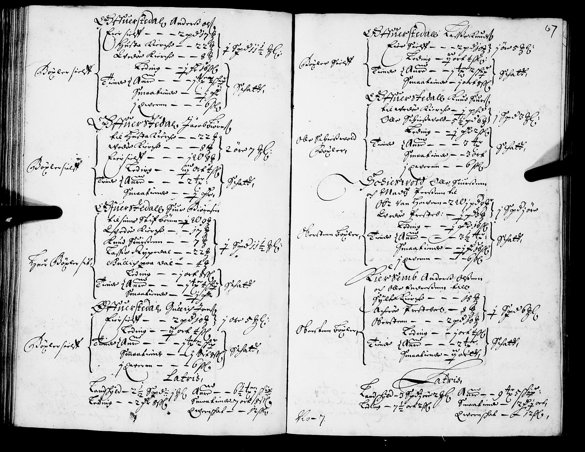 Rentekammeret inntil 1814, Realistisk ordnet avdeling, AV/RA-EA-4070/N/Nb/Nba/L0048: Romsdal fogderi, 1669, s. 66b-67a