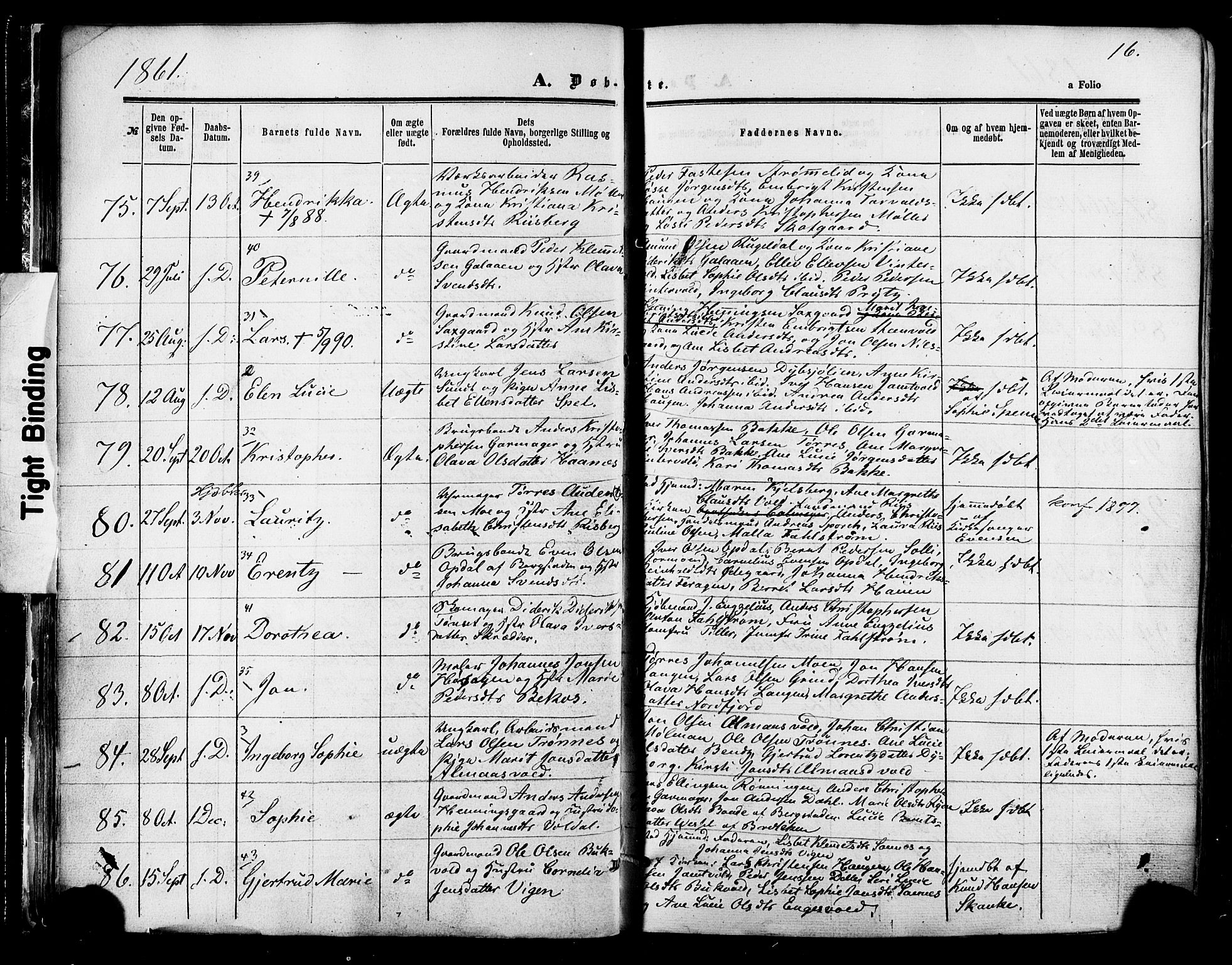 Ministerialprotokoller, klokkerbøker og fødselsregistre - Sør-Trøndelag, AV/SAT-A-1456/681/L0932: Ministerialbok nr. 681A10, 1860-1878, s. 16