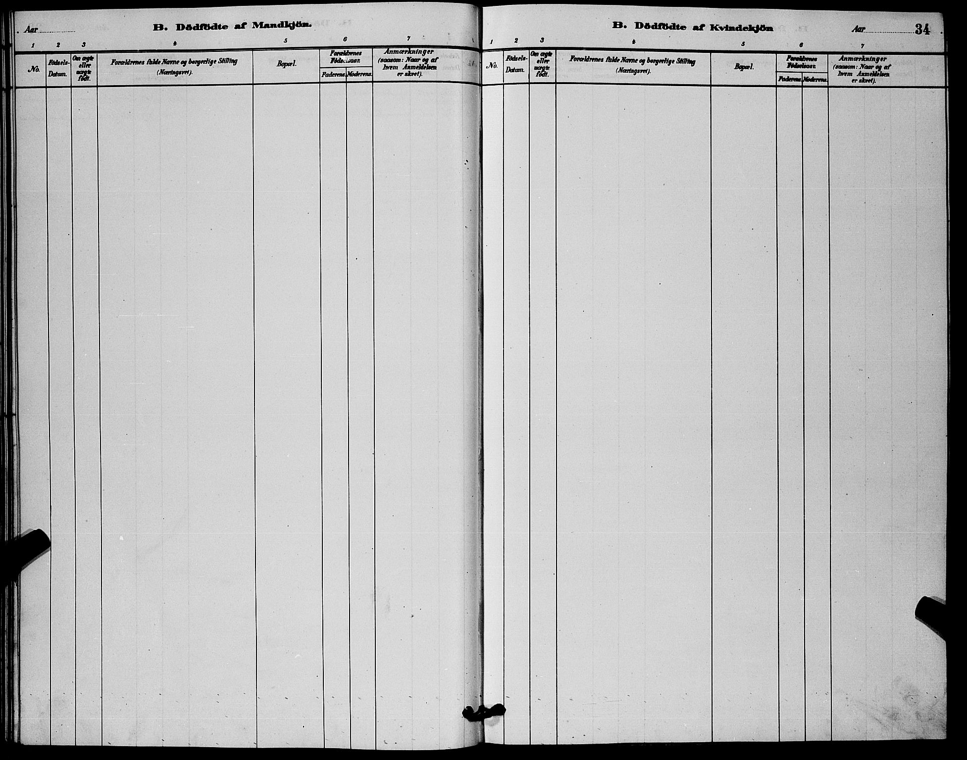 Botne kirkebøker, SAKO/A-340/G/Ga/L0003: Klokkerbok nr. I 3, 1878-1898, s. 34