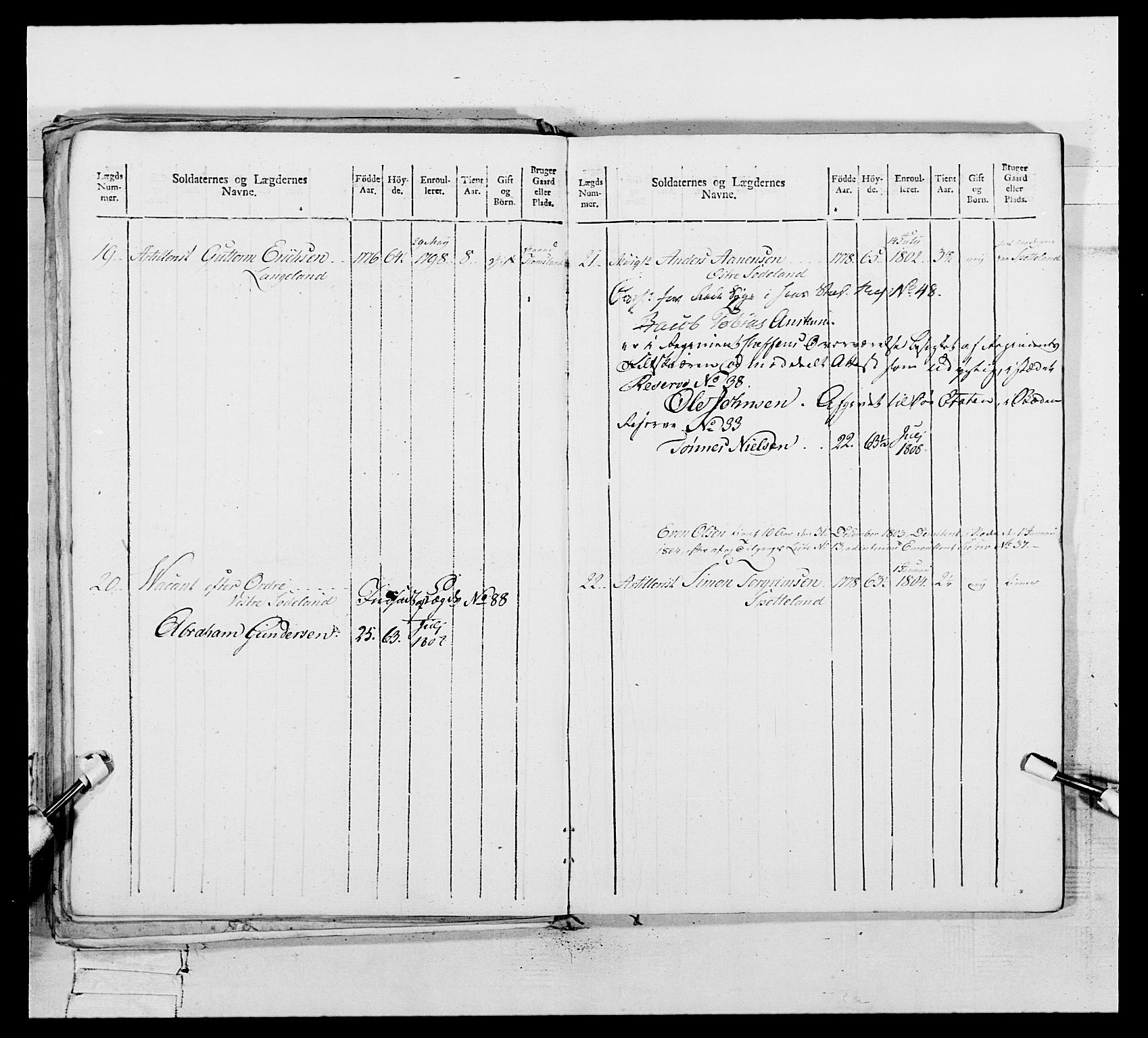 Generalitets- og kommissariatskollegiet, Det kongelige norske kommissariatskollegium, AV/RA-EA-5420/E/Eh/L0109: Vesterlenske nasjonale infanteriregiment, 1806, s. 418
