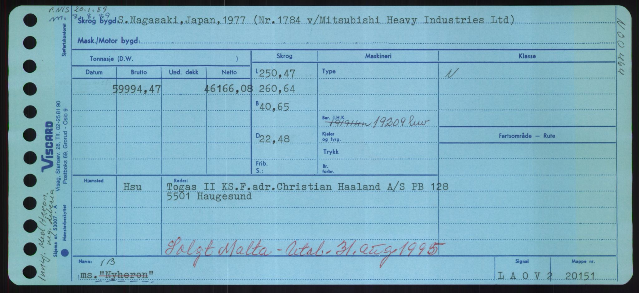 Sjøfartsdirektoratet med forløpere, Skipsmålingen, AV/RA-S-1627/H/Hd/L0027: Fartøy, Norhop-Nør, s. 345