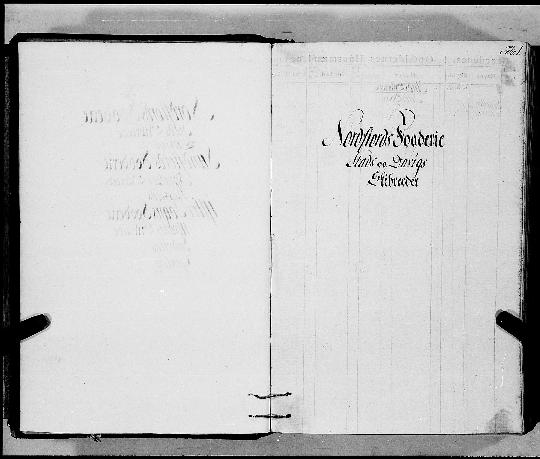 Innrulleringssjefen i Bergen, AV/SAB-A-100050/G/Ga/Gad/L0006: Ekstraruller, 1800