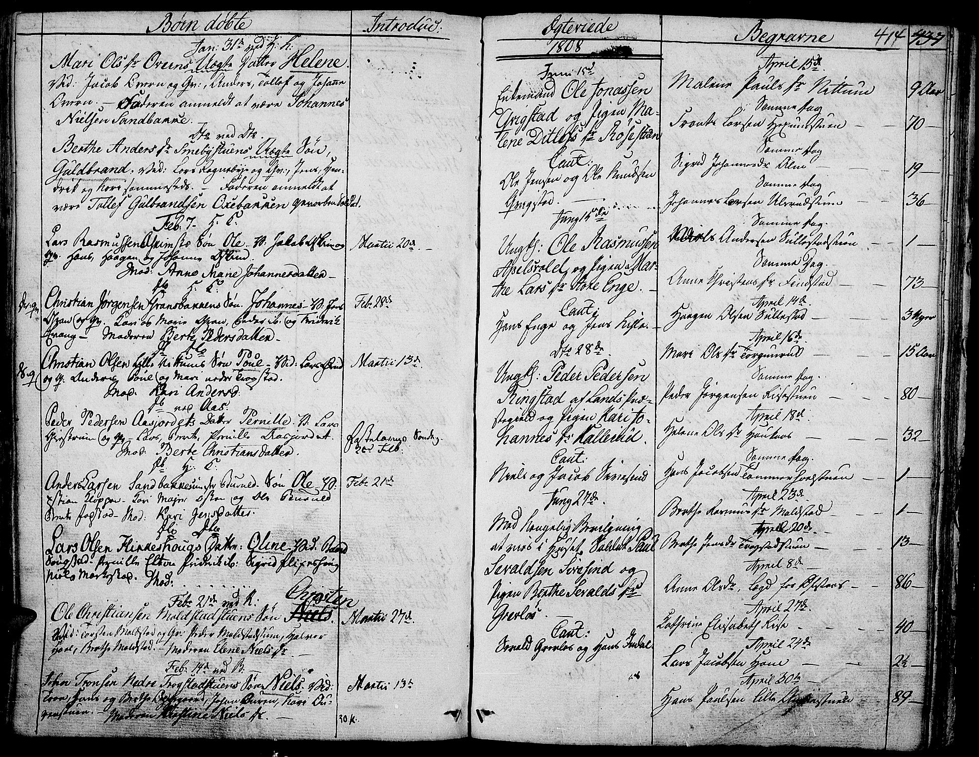 Toten prestekontor, AV/SAH-PREST-102/H/Ha/Haa/L0007: Ministerialbok nr. 7, 1794-1809, s. 414
