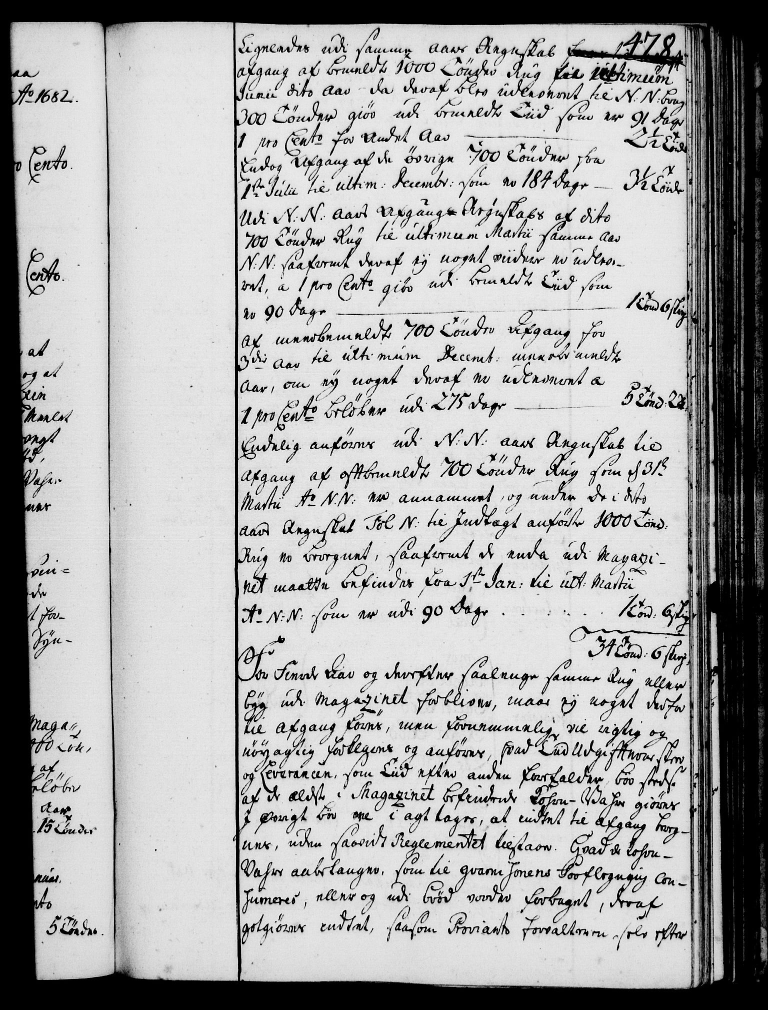 Rentekammeret, Kammerkanselliet, AV/RA-EA-3111/G/Gg/Ggi/L0002: Norsk instruksjonsprotokoll med register (merket RK 53.35), 1729-1751, s. 478