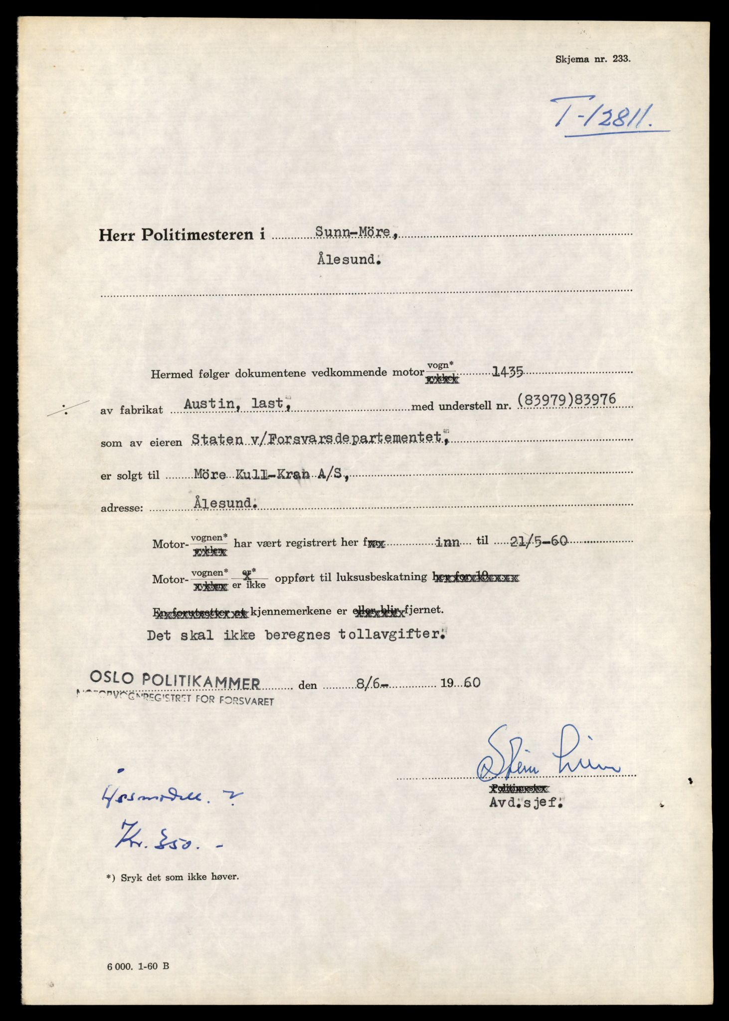 Møre og Romsdal vegkontor - Ålesund trafikkstasjon, AV/SAT-A-4099/F/Fe/L0035: Registreringskort for kjøretøy T 12653 - T 12829, 1927-1998, s. 3036