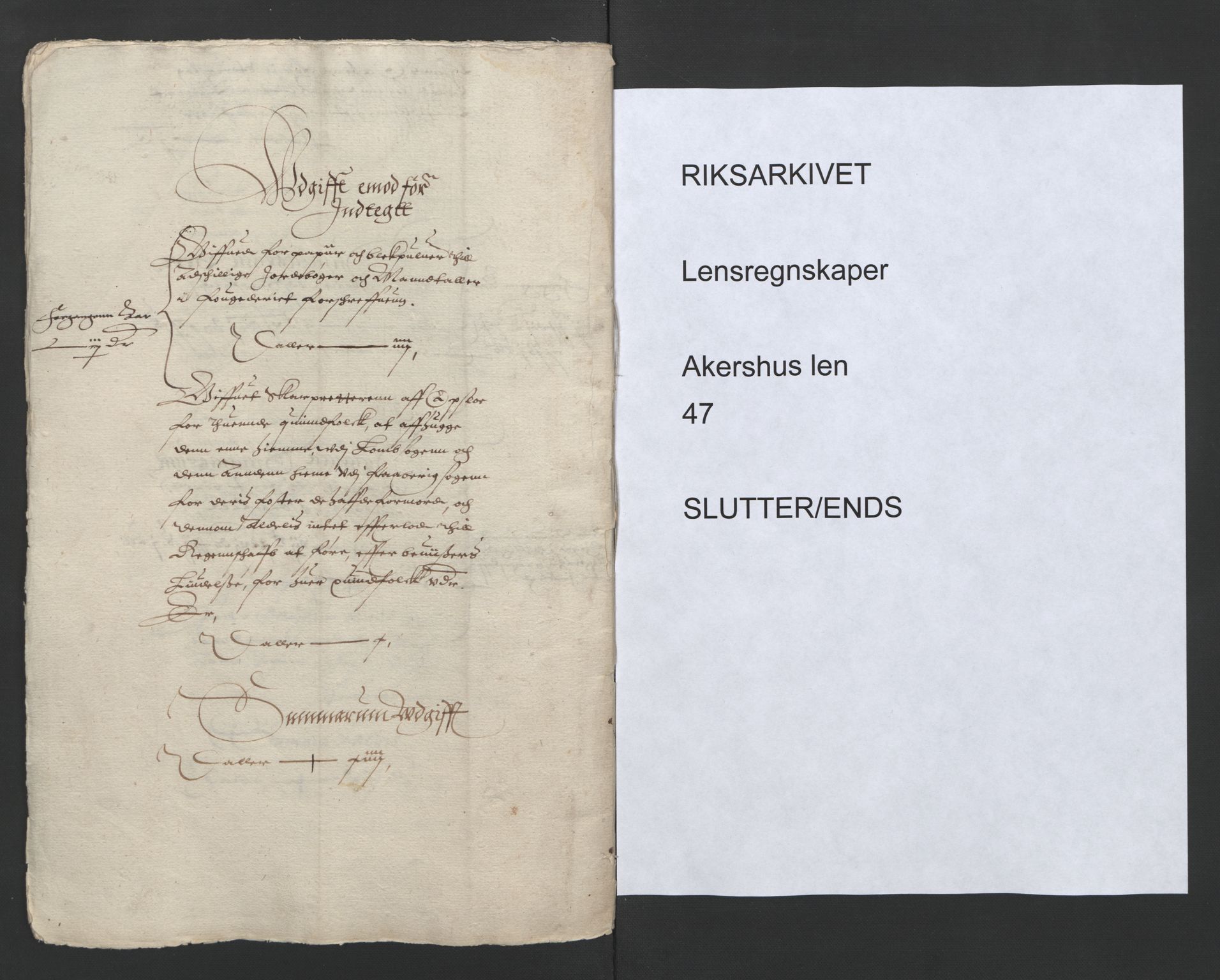 Rentekammeret inntil 1814, Reviderte regnskaper, Lensregnskaper, AV/RA-EA-5023/R/Rb/Rba/L0047: Akershus len, 1618-1619