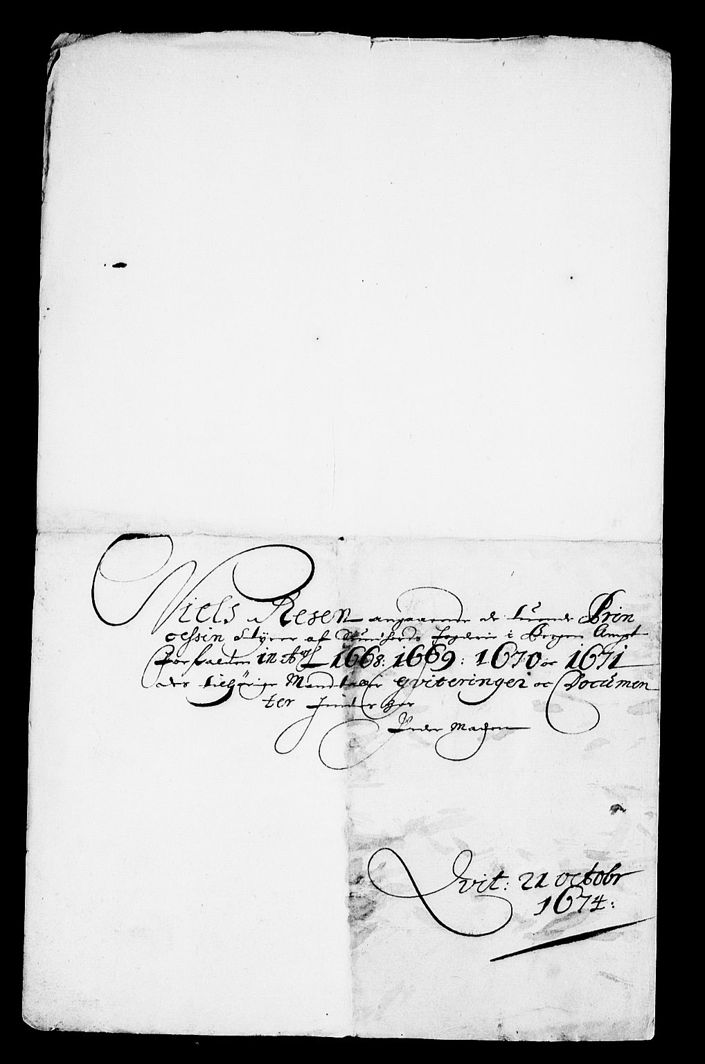 Rentekammeret inntil 1814, Reviderte regnskaper, Stiftamtstueregnskaper, Bergen stiftamt, AV/RA-EA-6043/R/Rc/L0034: Bergen stiftamt, 1664-1672