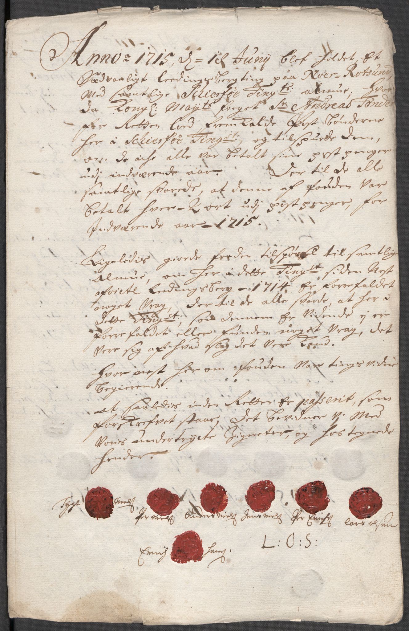 Rentekammeret inntil 1814, Reviderte regnskaper, Fogderegnskap, AV/RA-EA-4092/R68/L4761: Fogderegnskap Senja og Troms, 1715, s. 266