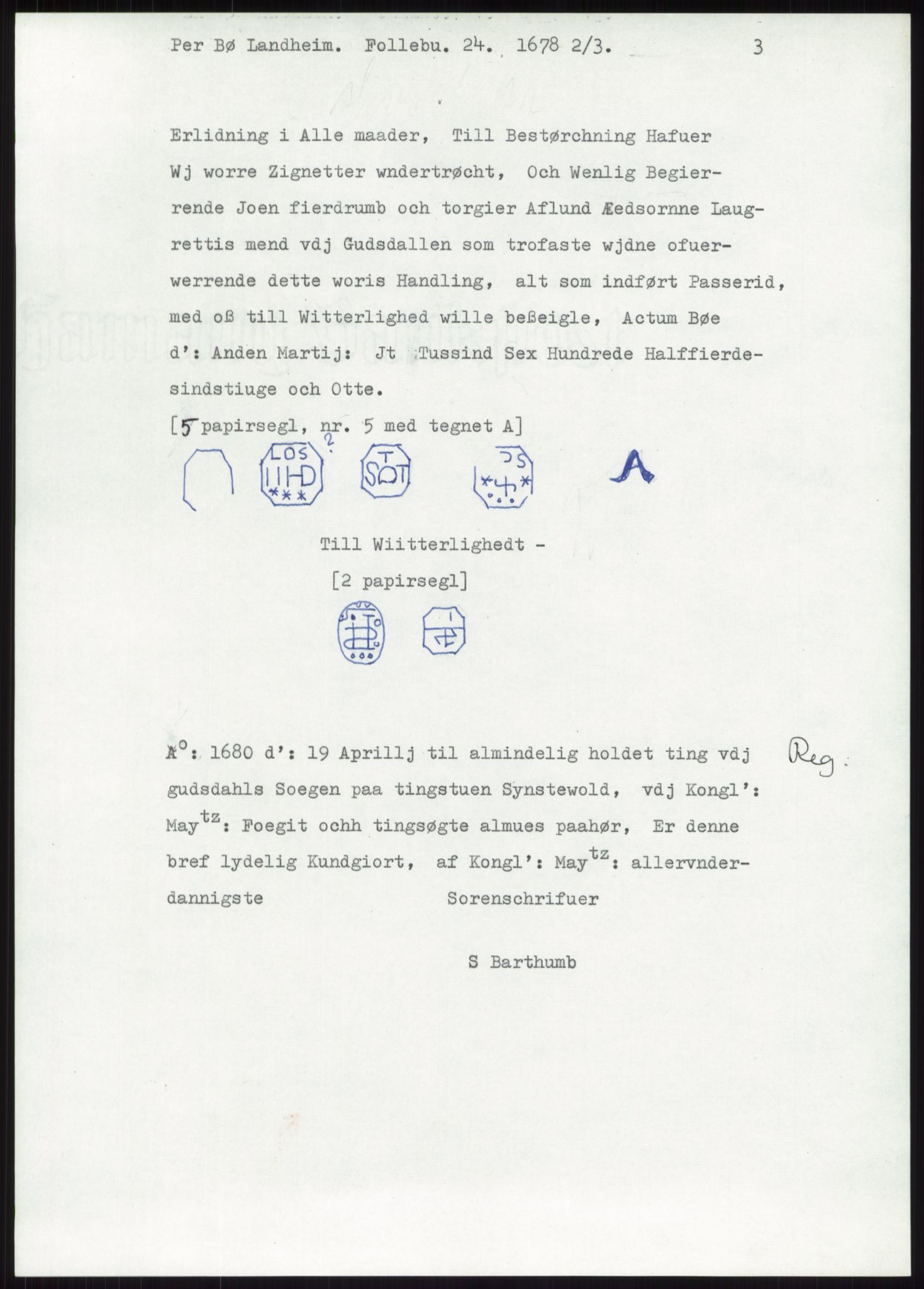 Samlinger til kildeutgivelse, Diplomavskriftsamlingen, AV/RA-EA-4053/H/Ha, s. 3129