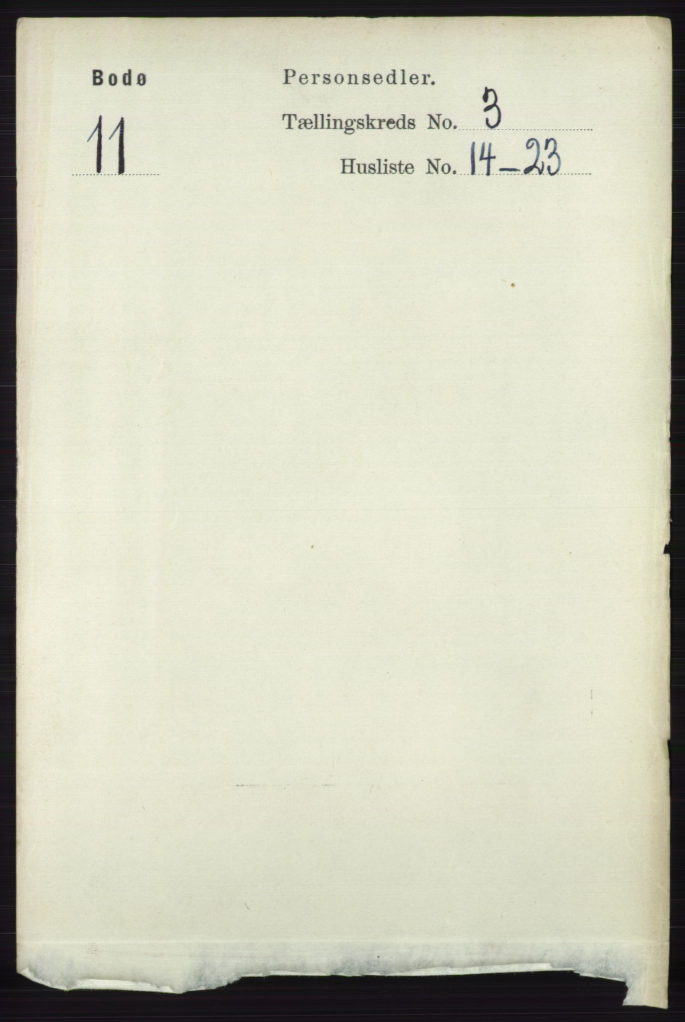 RA, Folketelling 1891 for 1804 Bodø kjøpstad, 1891, s. 2179