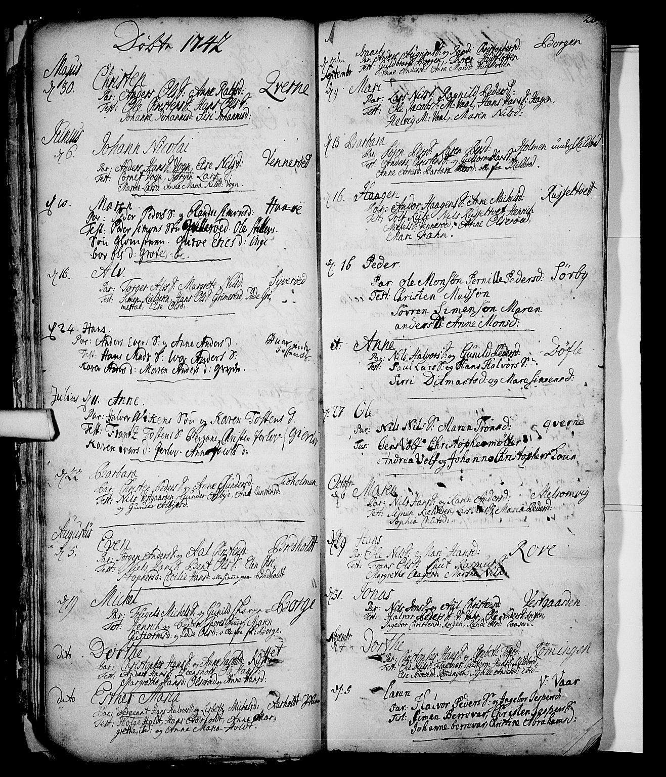 Stokke kirkebøker, SAKO/A-320/F/Fa/L0002: Ministerialbok nr. I 2, 1732-1770, s. 28