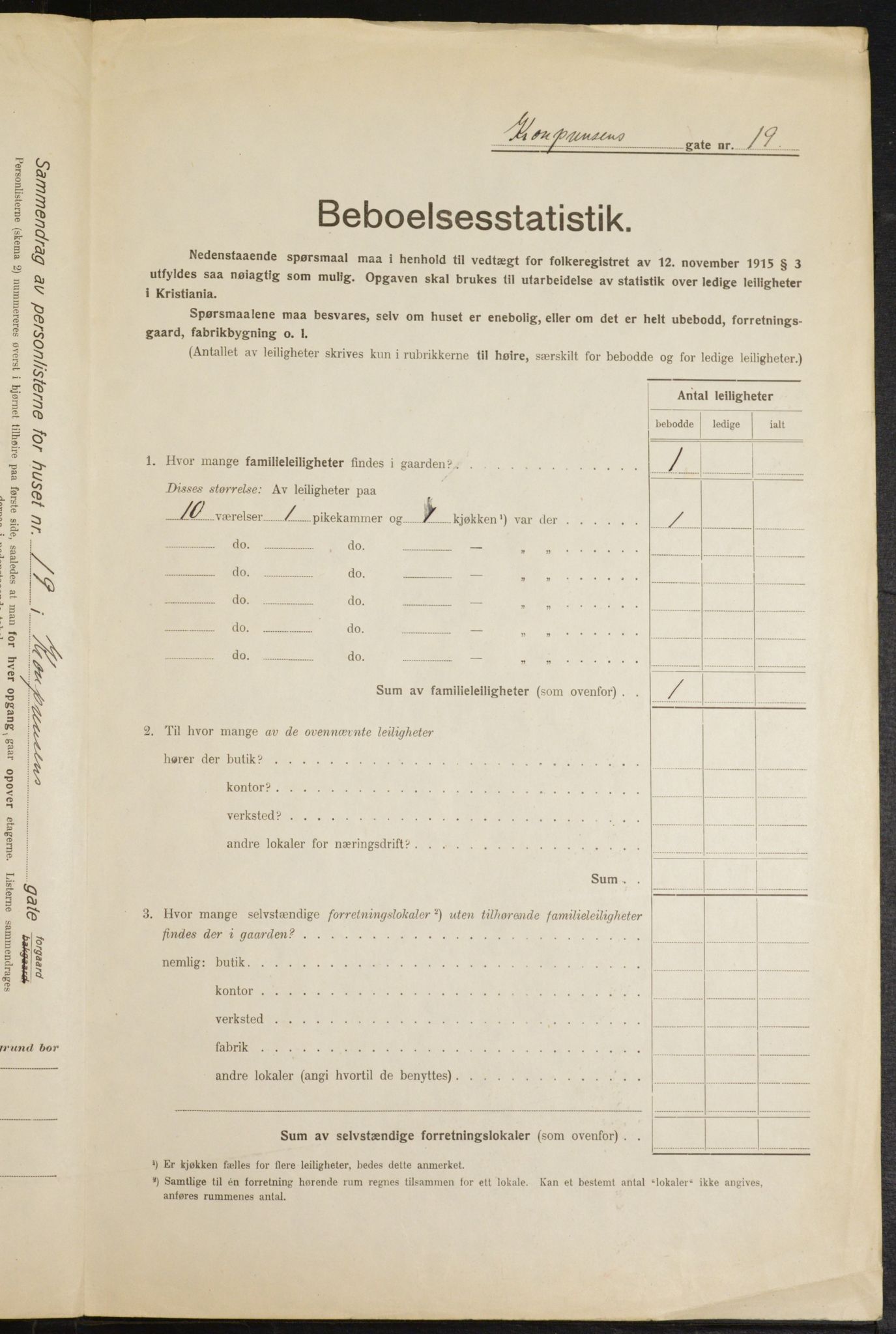 OBA, Kommunal folketelling 1.2.1916 for Kristiania, 1916, s. 55876