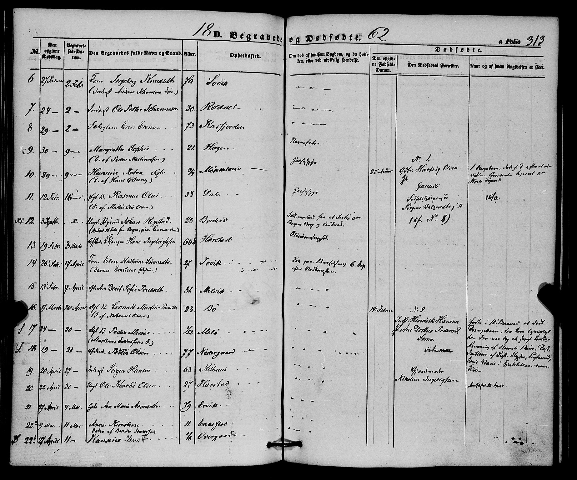 Trondenes sokneprestkontor, SATØ/S-1319/H/Ha/L0011kirke: Ministerialbok nr. 11, 1853-1862, s. 313