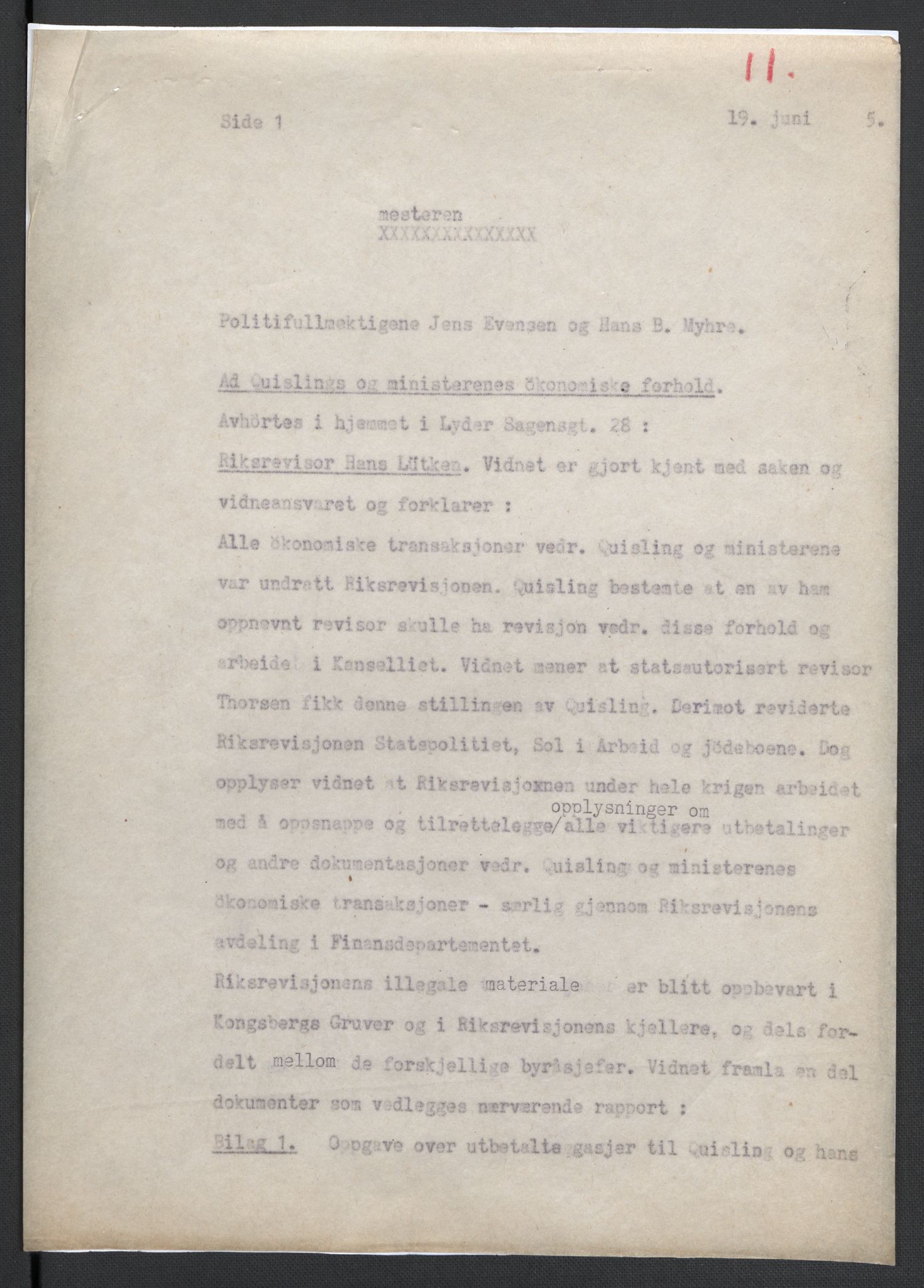 Landssvikarkivet, Oslo politikammer, AV/RA-S-3138-01/D/Da/L0003: Dnr. 29, 1945, s. 2618