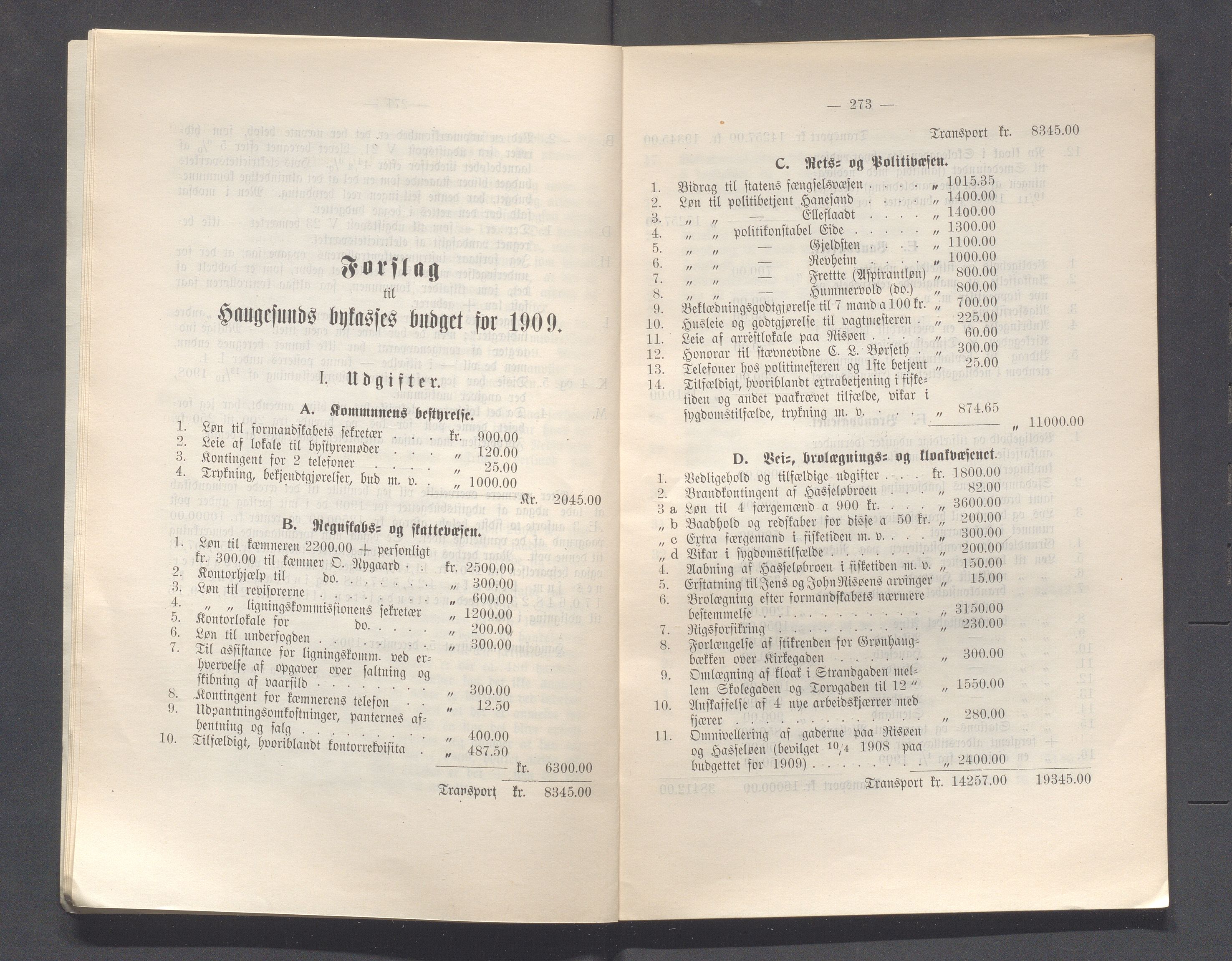 Haugesund kommune - Formannskapet og Bystyret, IKAR/A-740/A/Abb/L0002: Bystyreforhandlinger, 1908-1917, s. 120