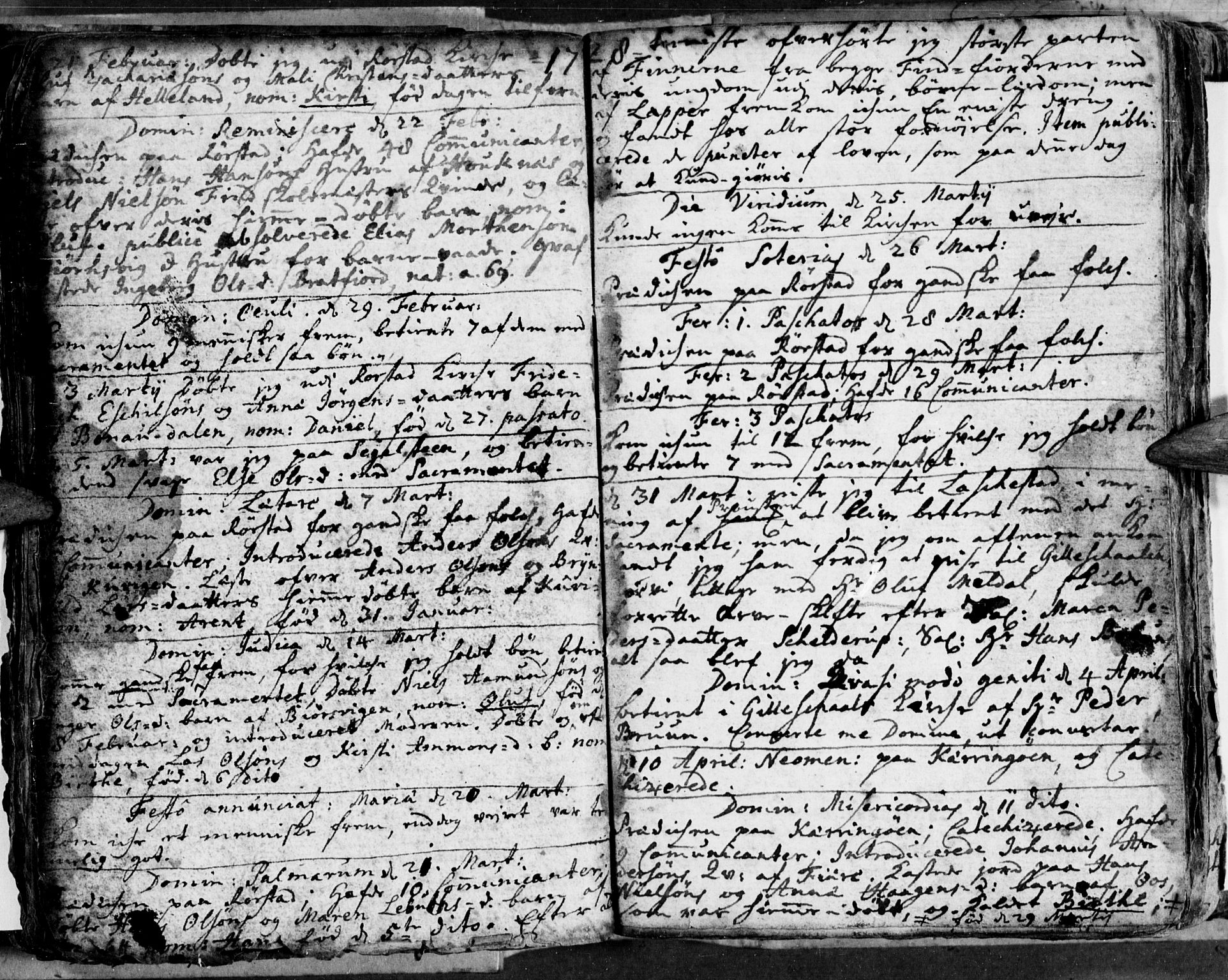 Ministerialprotokoller, klokkerbøker og fødselsregistre - Nordland, AV/SAT-A-1459/853/L0765: Ministerialbok nr. 853A04, 1715-1745