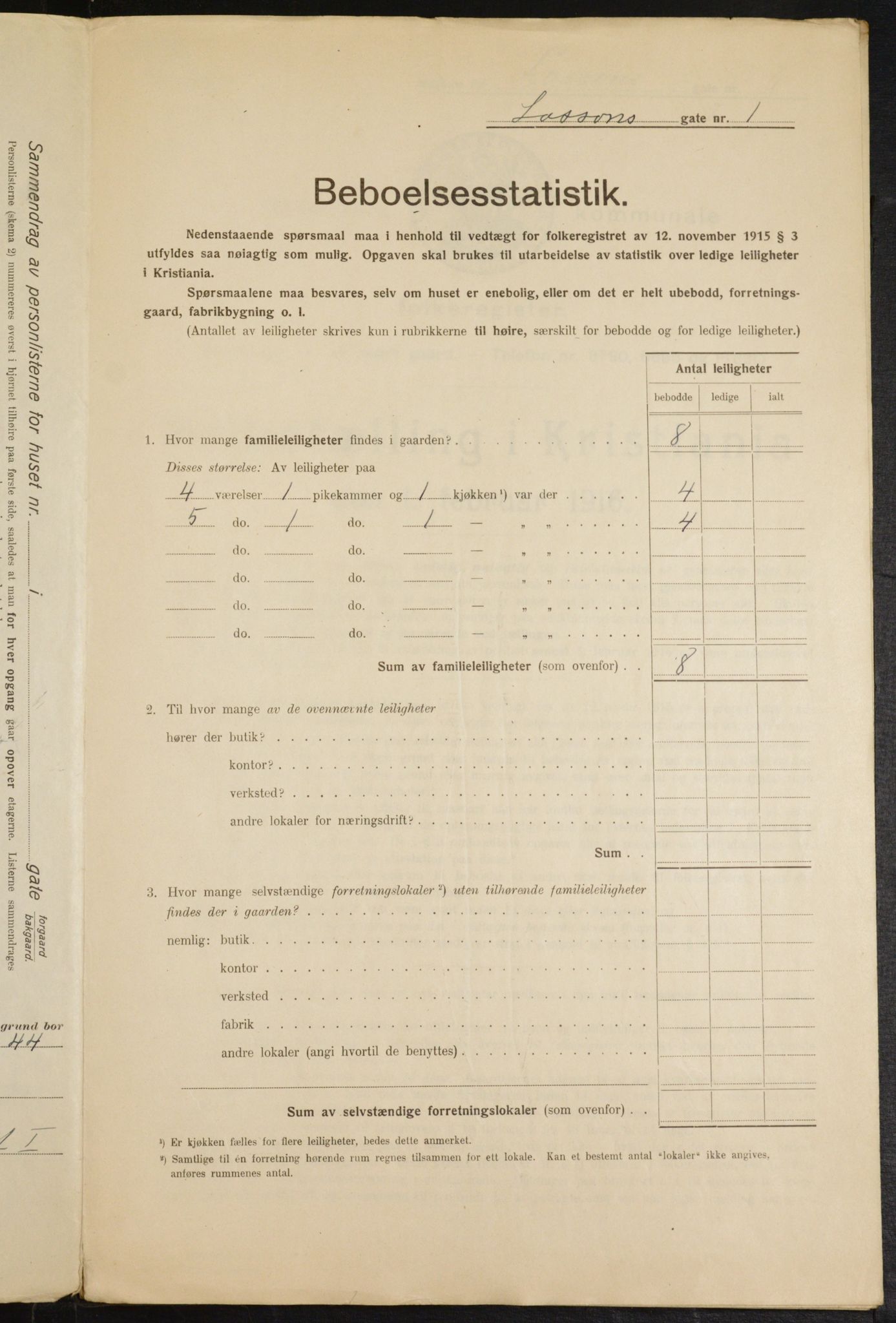 OBA, Kommunal folketelling 1.2.1916 for Kristiania, 1916, s. 58504