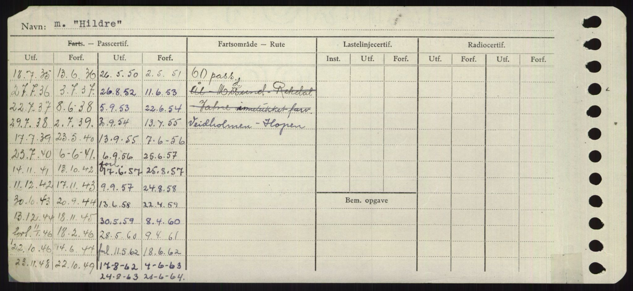 Sjøfartsdirektoratet med forløpere, Skipsmålingen, RA/S-1627/H/Ha/L0002/0002: Fartøy, Eik-Hill / Fartøy, G-Hill, s. 926