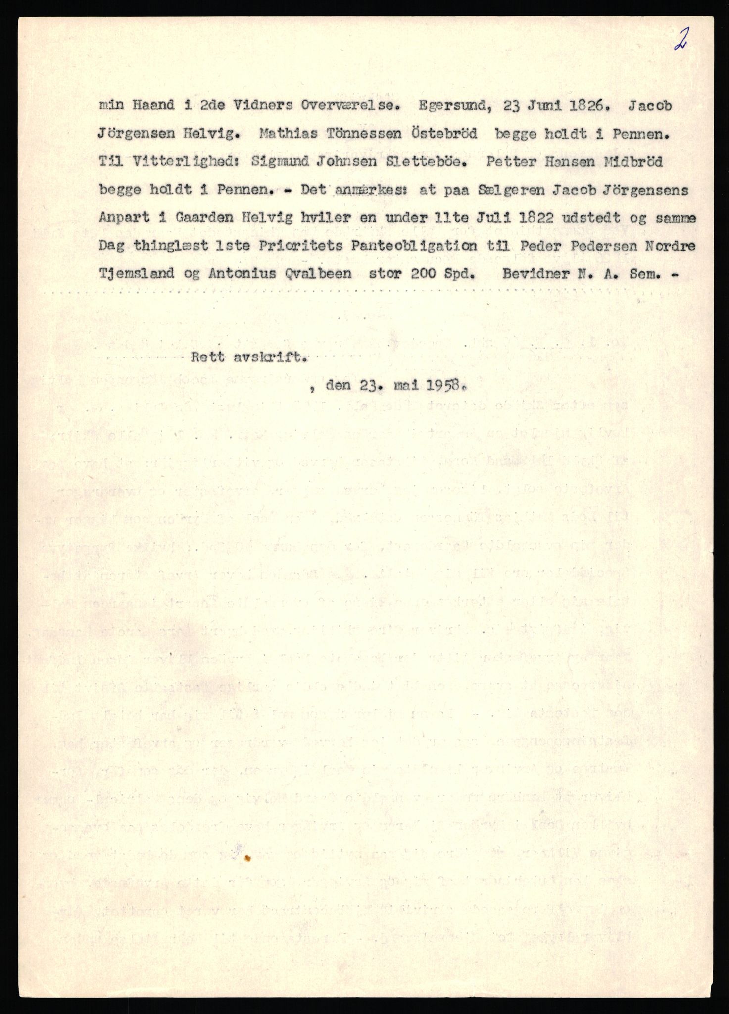 Statsarkivet i Stavanger, SAST/A-101971/03/Y/Yj/L0035: Avskrifter sortert etter gårdsnavn: Helleland - Hersdal, 1750-1930, s. 135