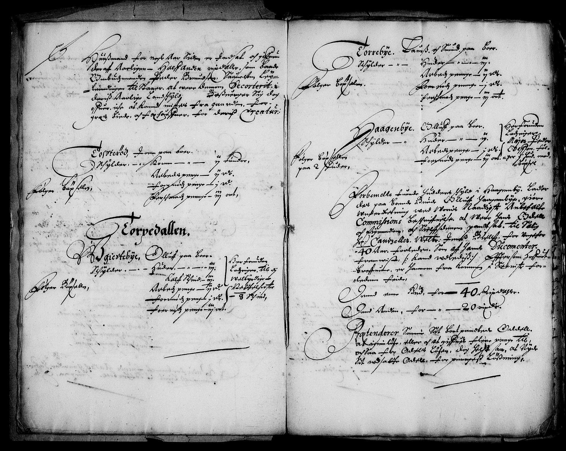 Rentekammeret inntil 1814, Realistisk ordnet avdeling, AV/RA-EA-4070/N/Na/L0004/0002: [XI i]: Forskjellige jordebøker fra 1600-tallet: / Jordebok for Veden gods, 1668