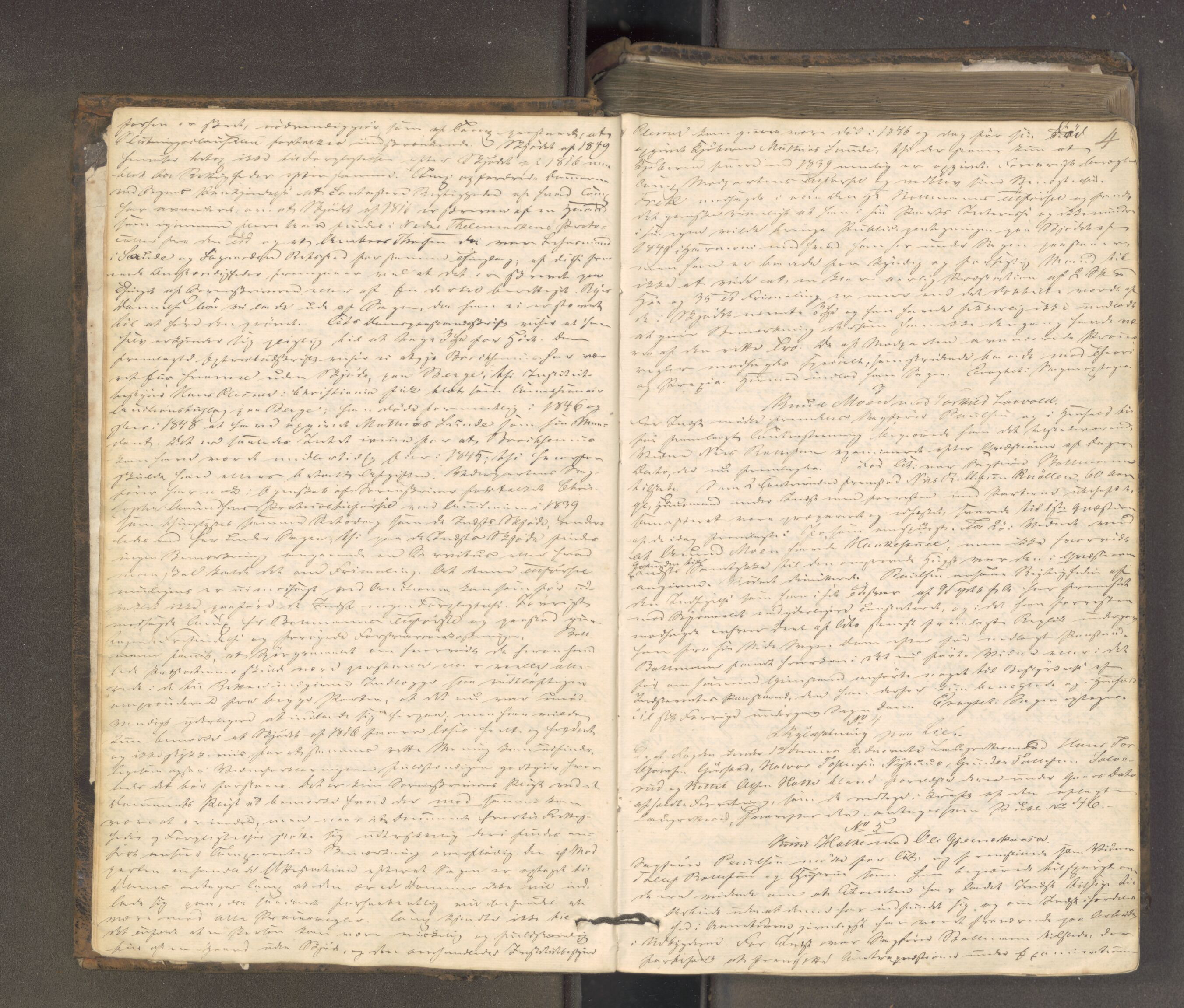 Nedre Telemark sorenskriveri, AV/SAKO-A-135/F/Fa/L0046: Tingbok, 1851-1862, s. 3b-4a