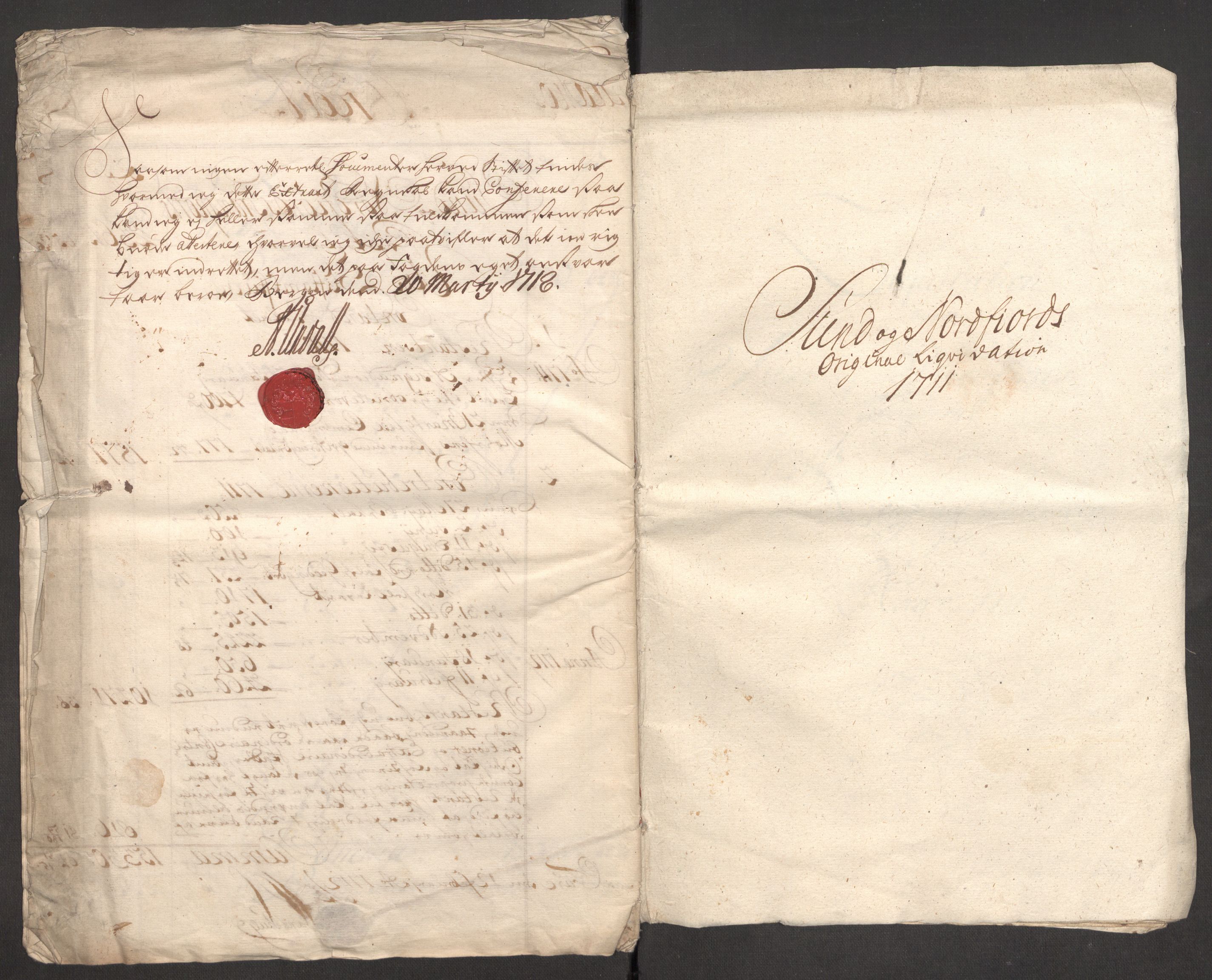 Rentekammeret inntil 1814, Reviderte regnskaper, Fogderegnskap, RA/EA-4092/R53/L3433: Fogderegnskap Sunn- og Nordfjord, 1710-1711, s. 211