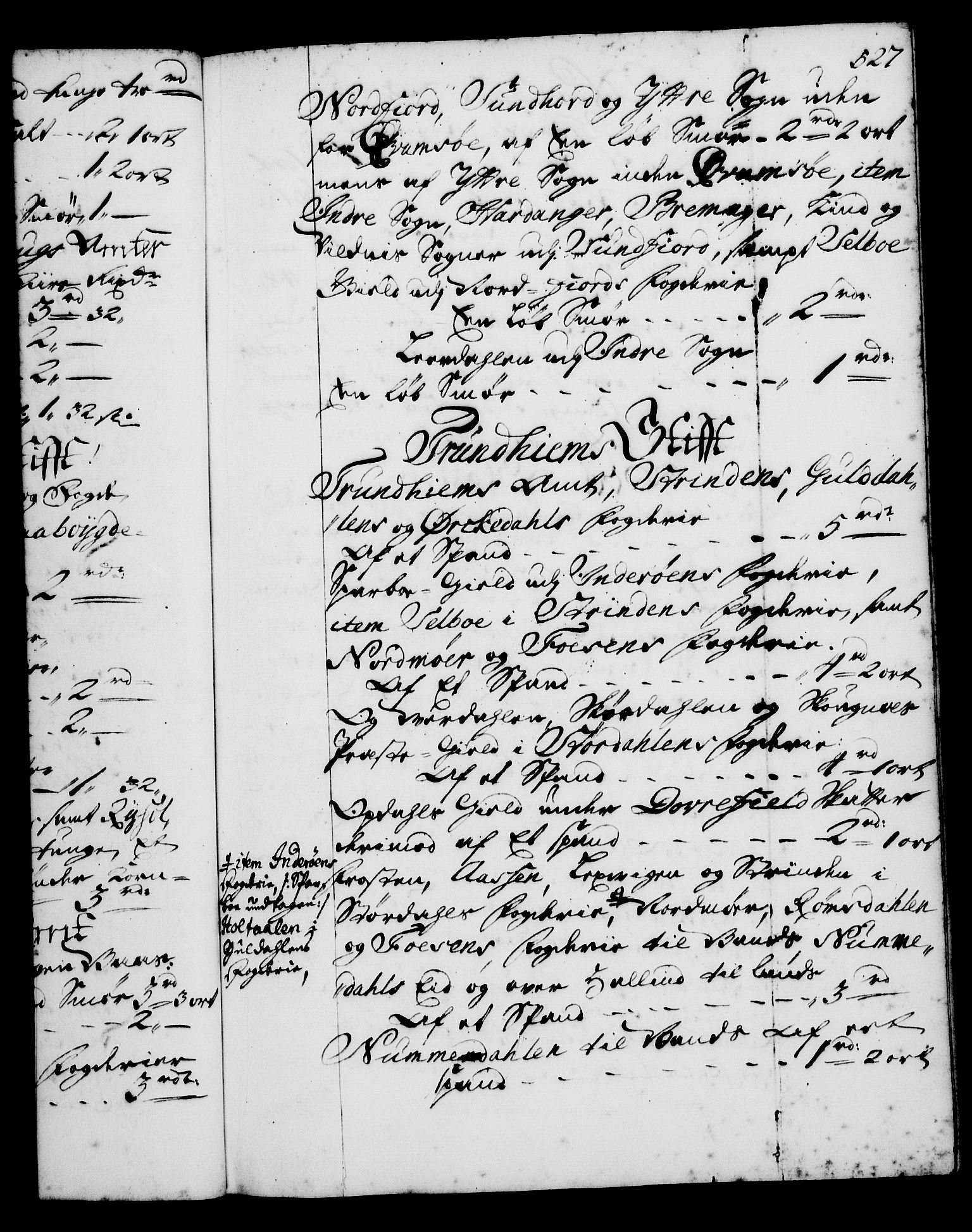 Rentekammeret, Kammerkanselliet, RA/EA-3111/G/Gg/Gga/L0001: Norsk ekspedisjonsprotokoll med register (merket RK 53.1), 1720-1723, s. 527