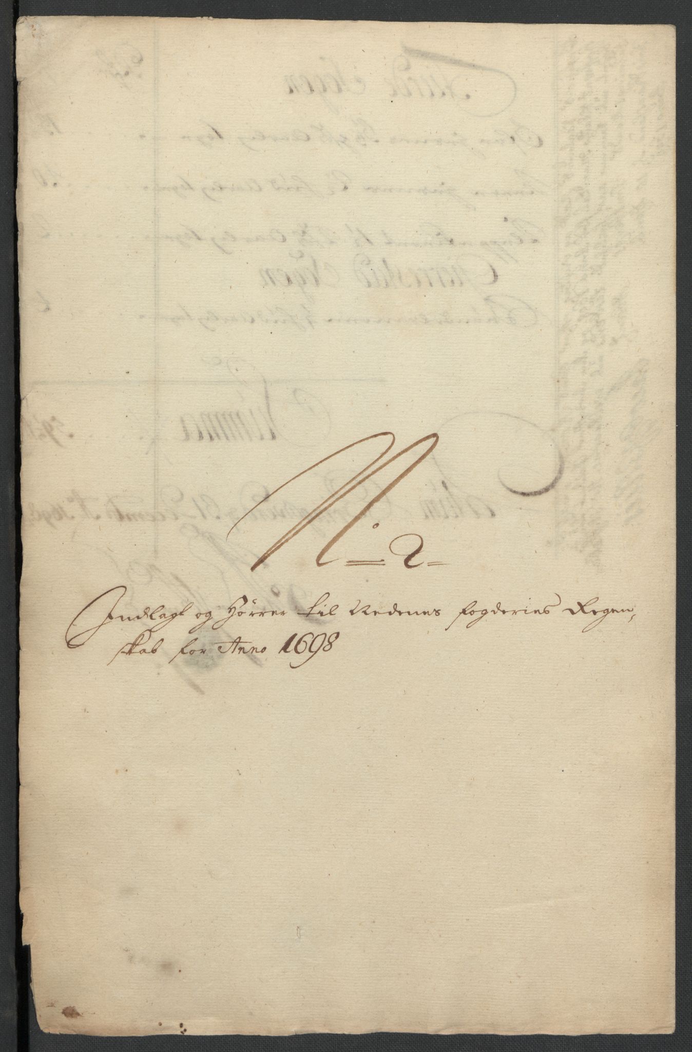Rentekammeret inntil 1814, Reviderte regnskaper, Fogderegnskap, AV/RA-EA-4092/R39/L2314: Fogderegnskap Nedenes, 1698-1699, s. 38