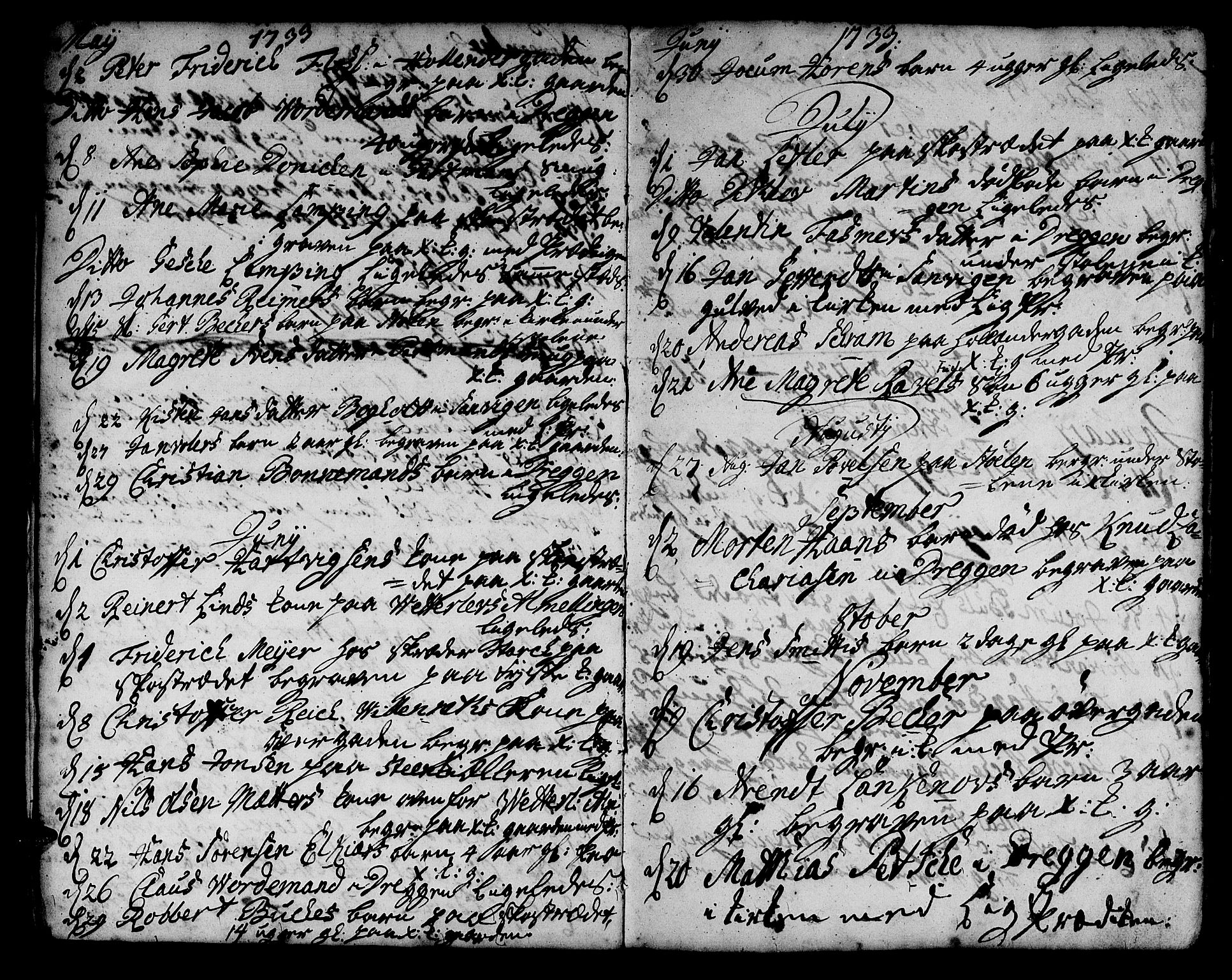 Korskirken sokneprestembete, SAB/A-76101/H/Haa/L0011: Ministerialbok nr. A 11, 1731-1785, s. 194