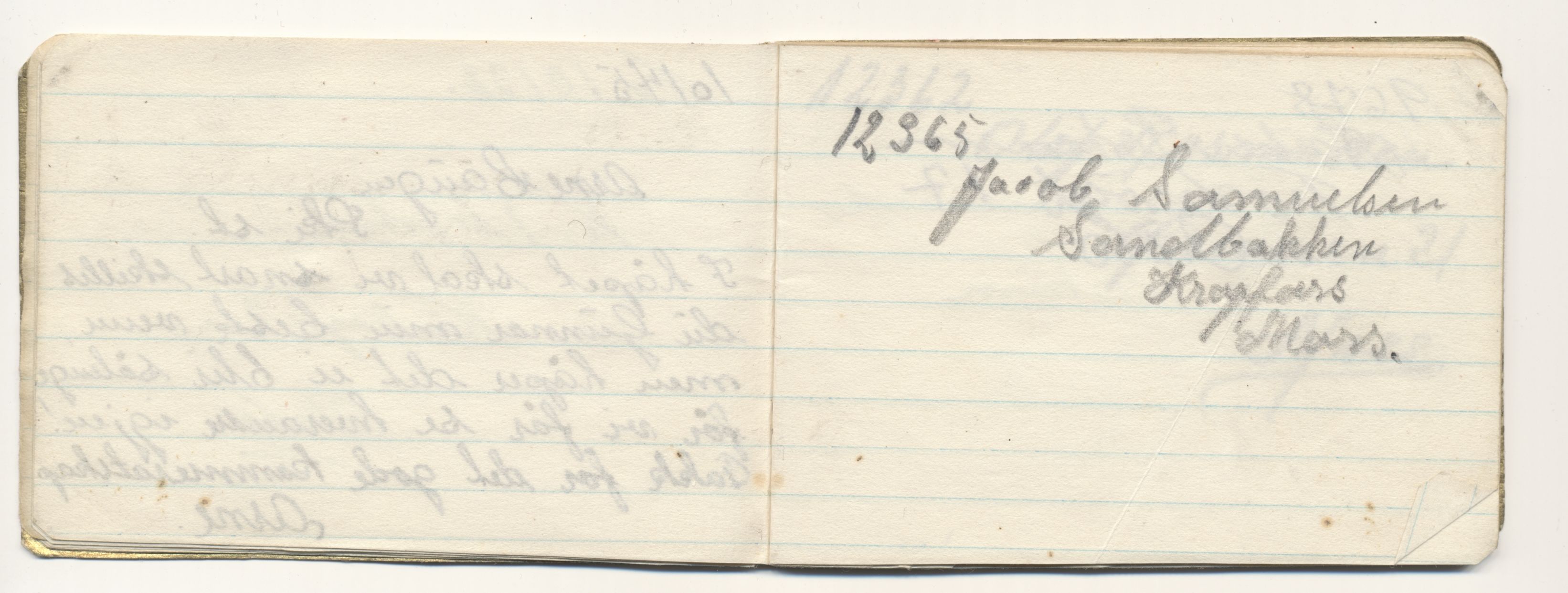 Falstadsenteret, dokumentsamling, FSM/A-001/F/L0494: Fredriksen, Ragna (f. 1922) og Gunnar (f. 1921), 1944-1945