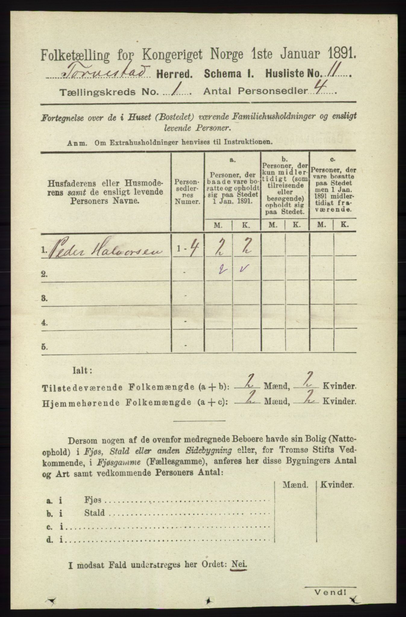 RA, Folketelling 1891 for 1152 Torvastad herred, 1891, s. 28